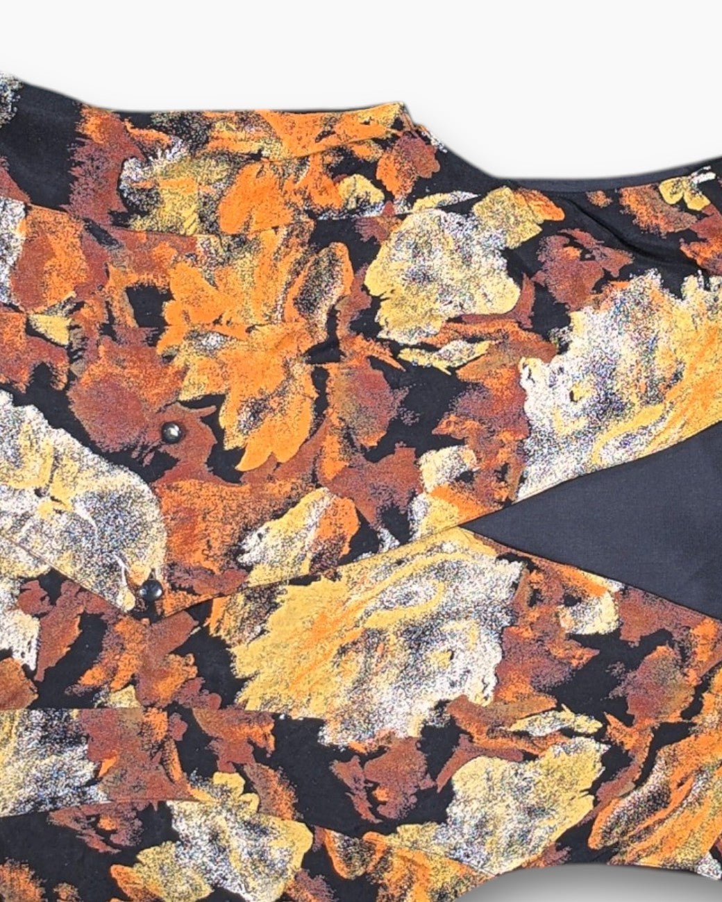 Front-detail-1 Vintage 90s/2000s Unknown Sleeveless Top – Multicolor Abstract Floral