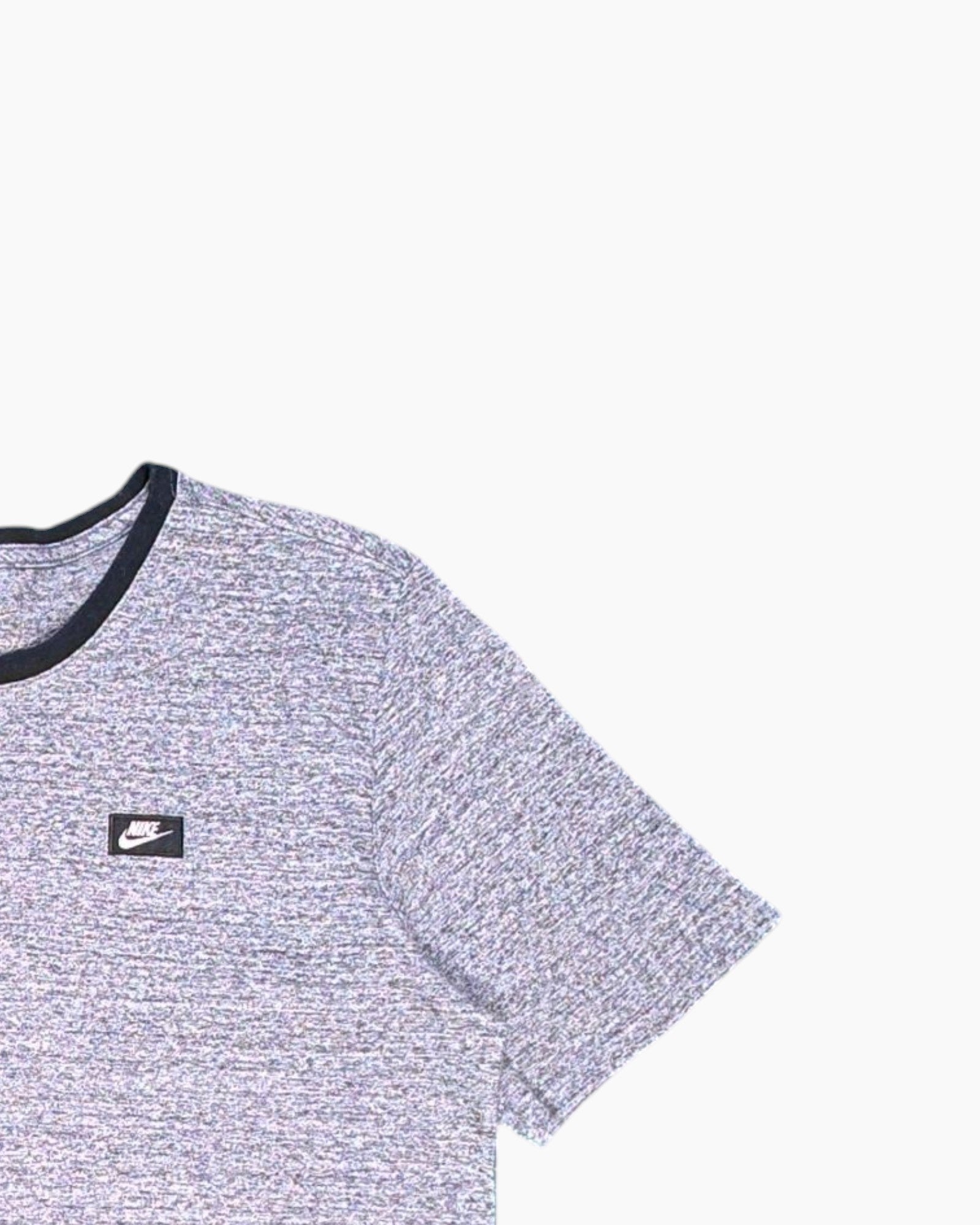 Front-detail-2 Pre-owned Nike Graphic T-Shirt – Gray Chest Swoosh