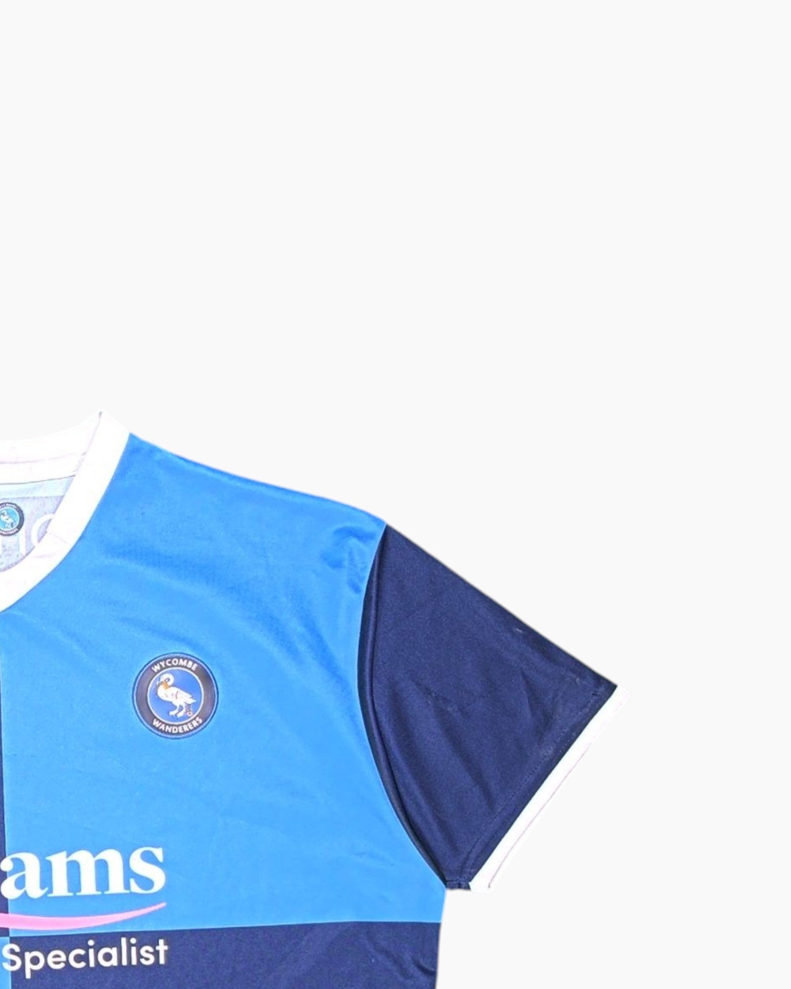 Front-detail-2 Pre-owned oneills Soccer Jersey – Blue Colorblock (3XL)