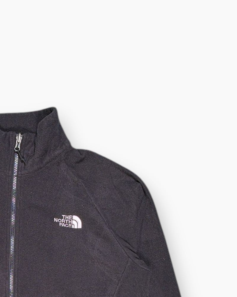 Front-detail-2 Pre-owned THE NORTH FACE Full-Zip Fleece Jacket – Black (Men's M)
