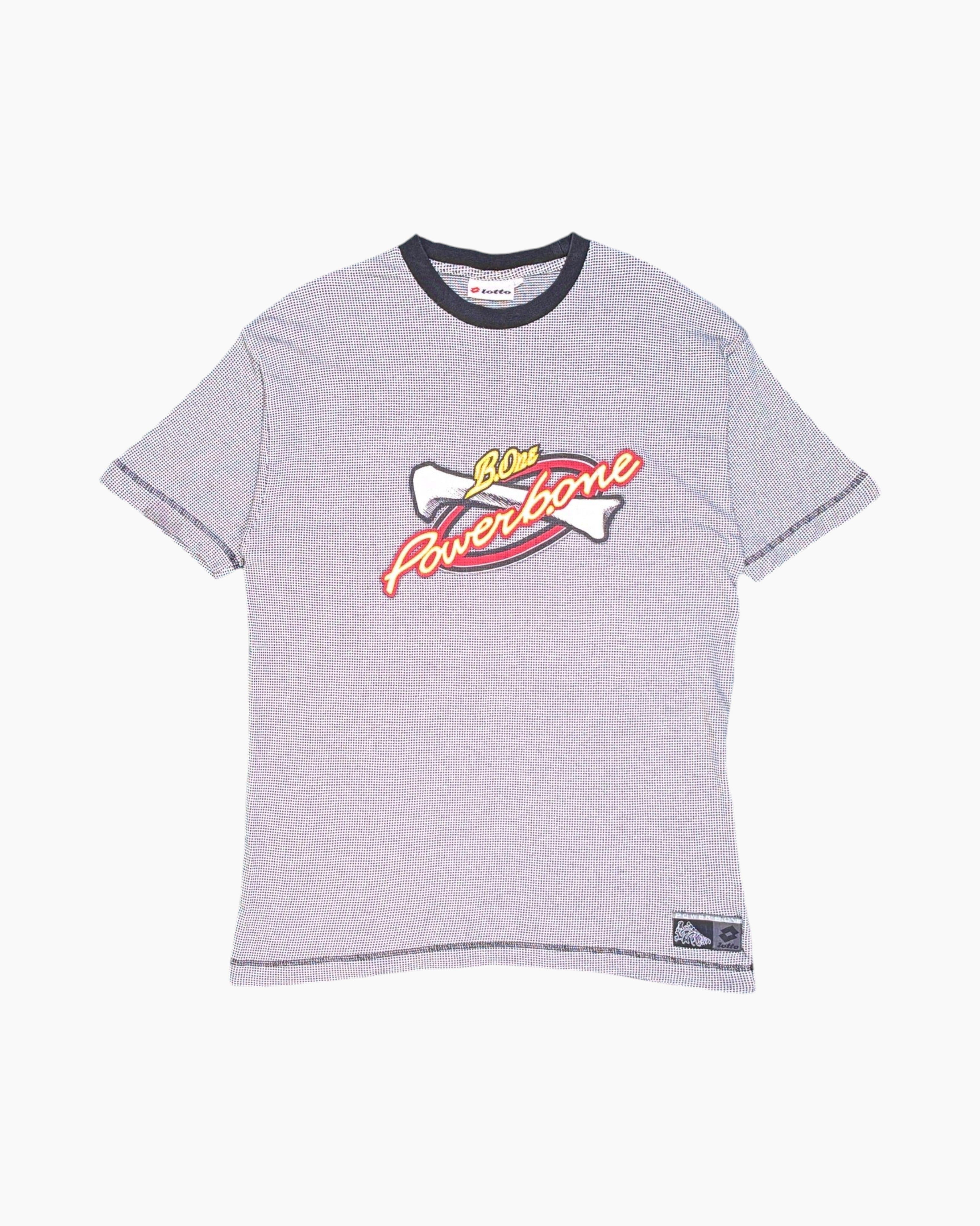 Front Vintage 90s/2000s Lotto Graphic T-Shirt – Multicolor Front Patch