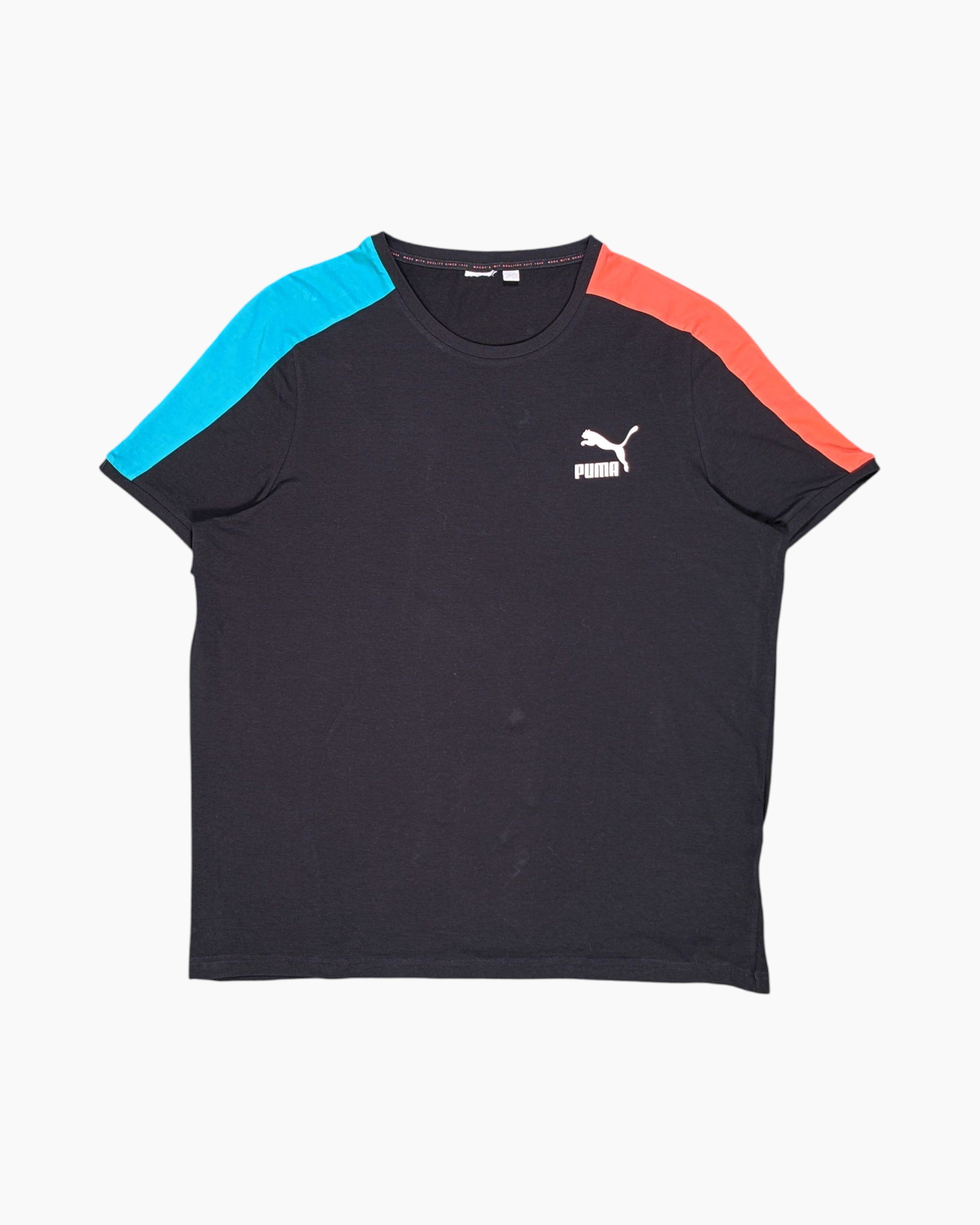 Front Pre-owned PUMA Graphic T-Shirt – Black Printed Logo