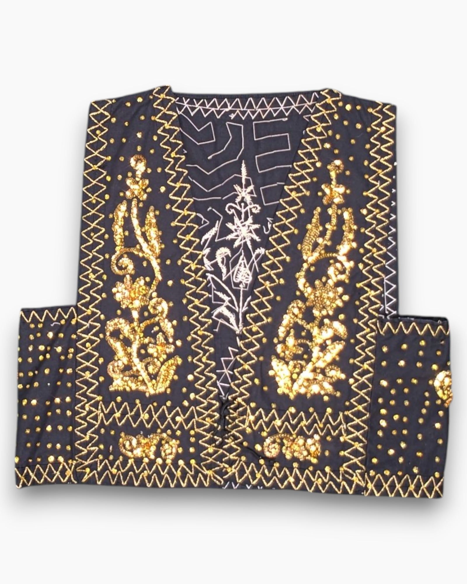 Front Pre-owned Unknown Bandana / Headscarf – Multicolor Decorative Print