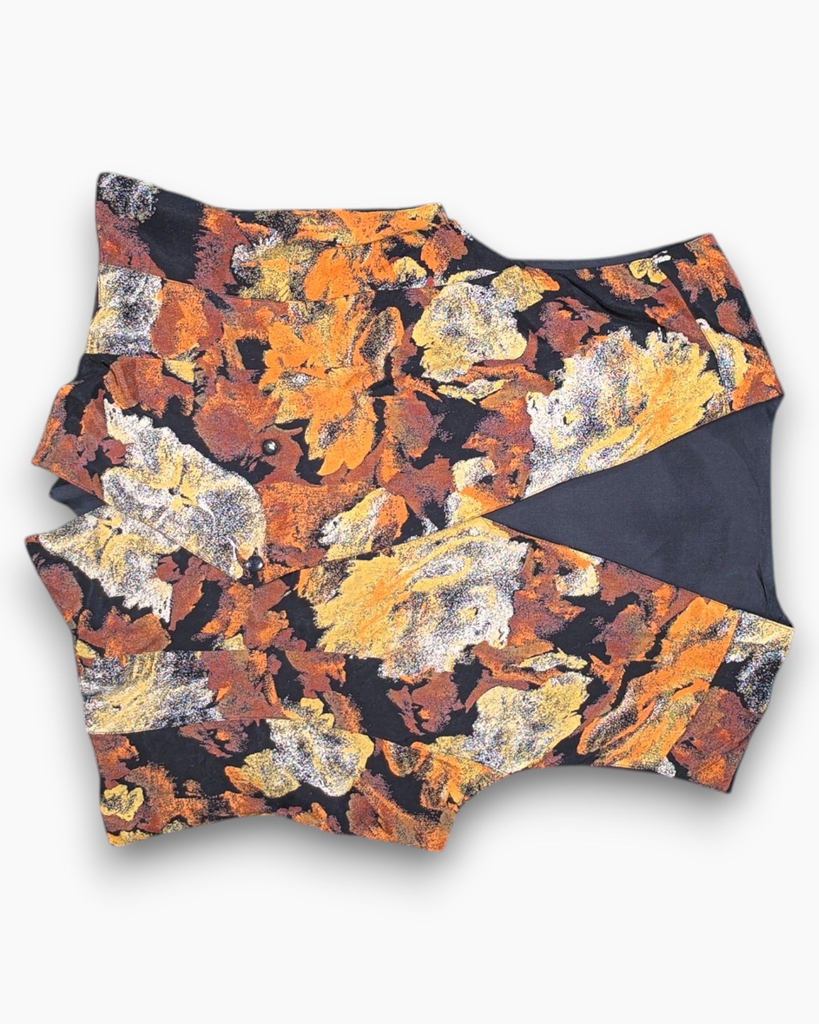 Front Vintage 90s/2000s Unknown Sleeveless Top – Multicolor Abstract Floral