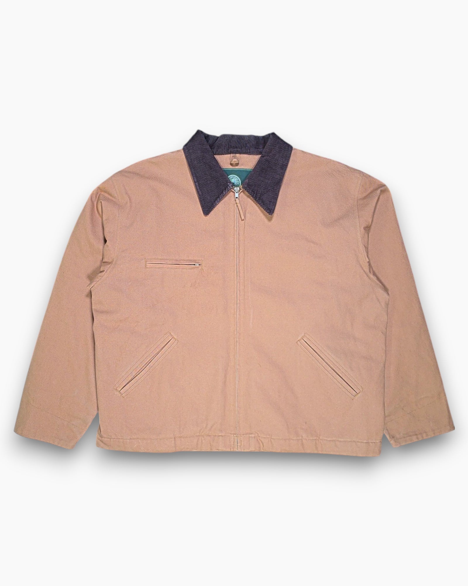 Front Pre-owned WEATHERPROOF Work Jacket – Brown Corduroy Collar