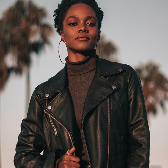 5 ways to style a leather jacket
