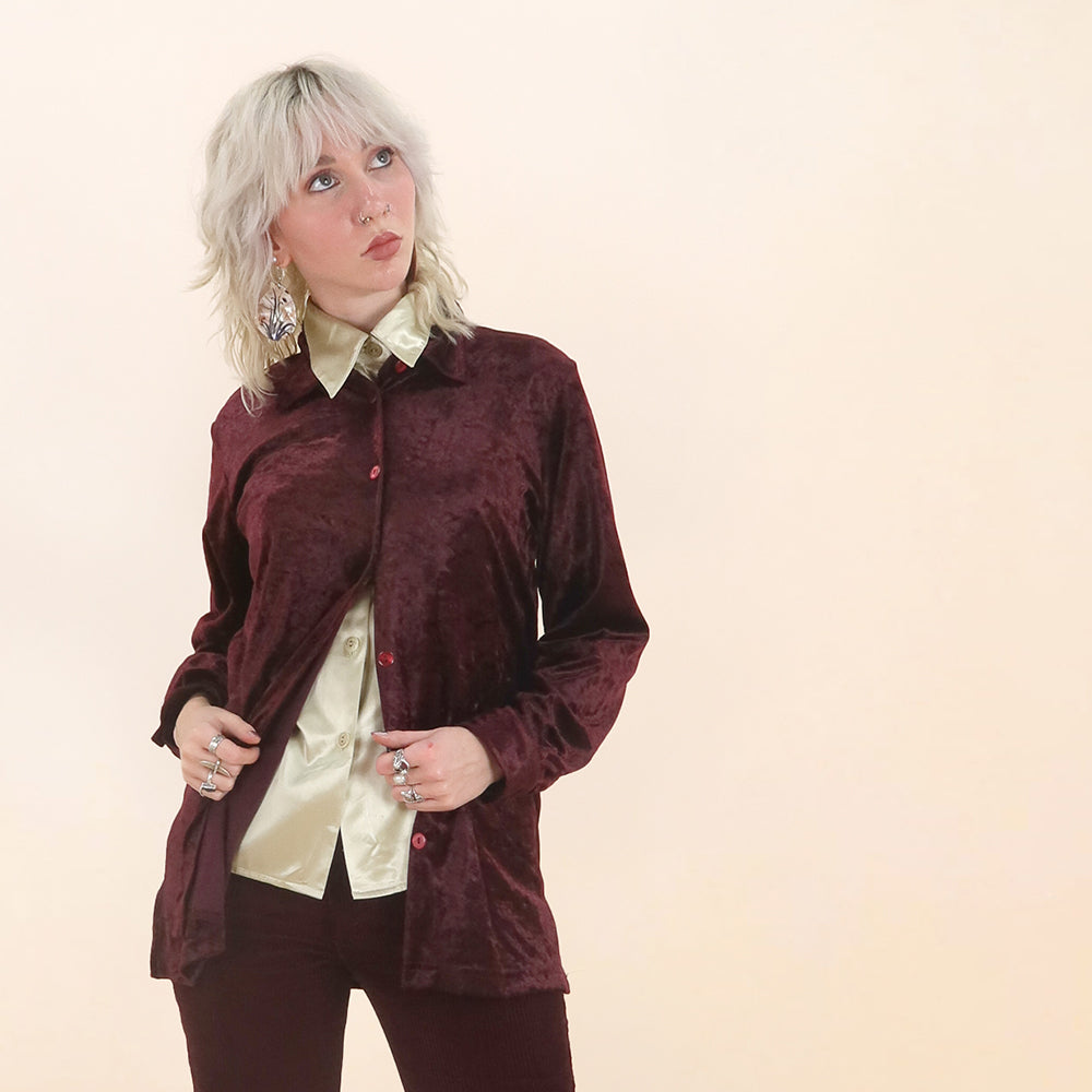Vintage Velvet Blouses