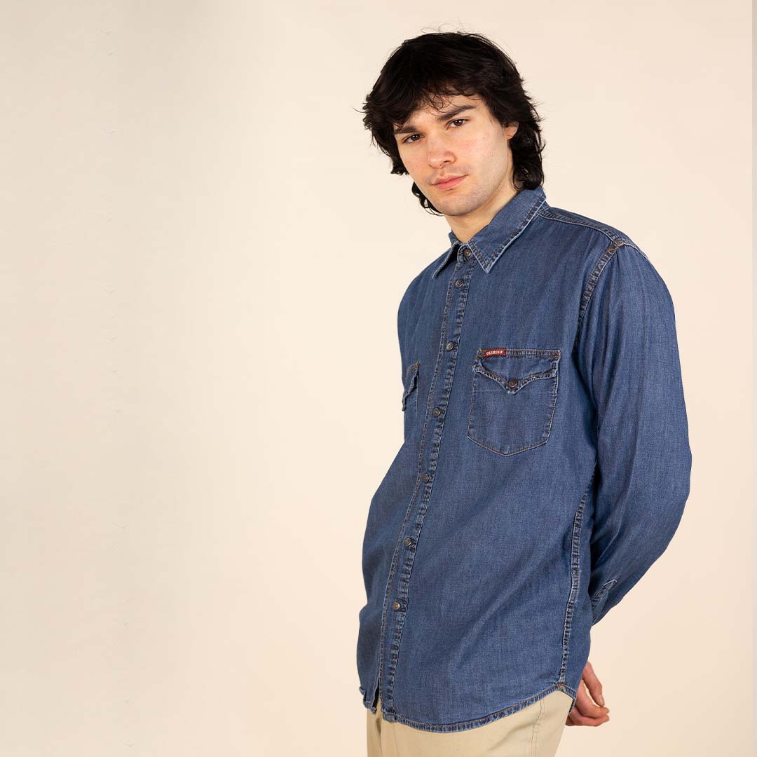 Vintage Denim Work Shirts