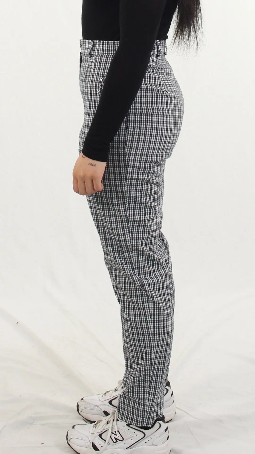 Canda - 90s/00s Checked Pants- ThriftTale.com - Vintage and second handclothing
