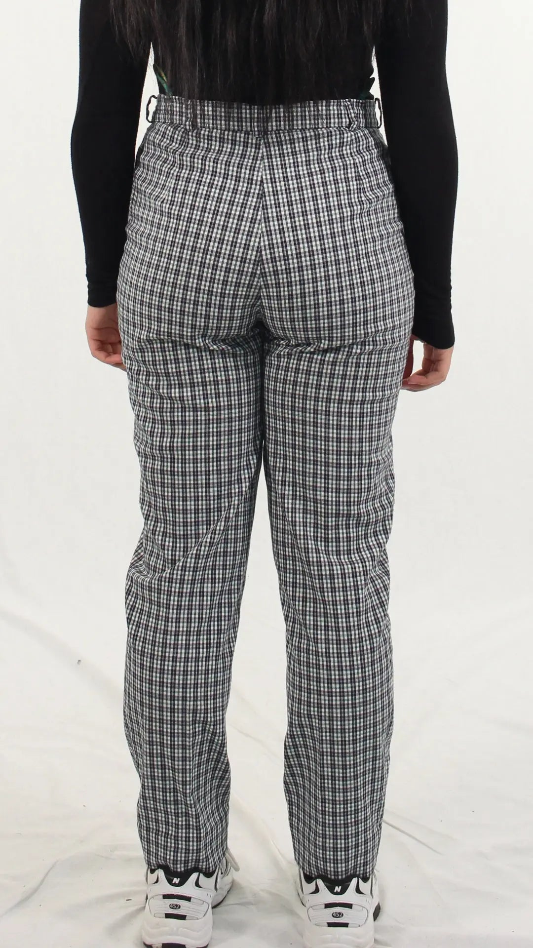 Canda - 90s/00s Checked Pants- ThriftTale.com - Vintage and second handclothing