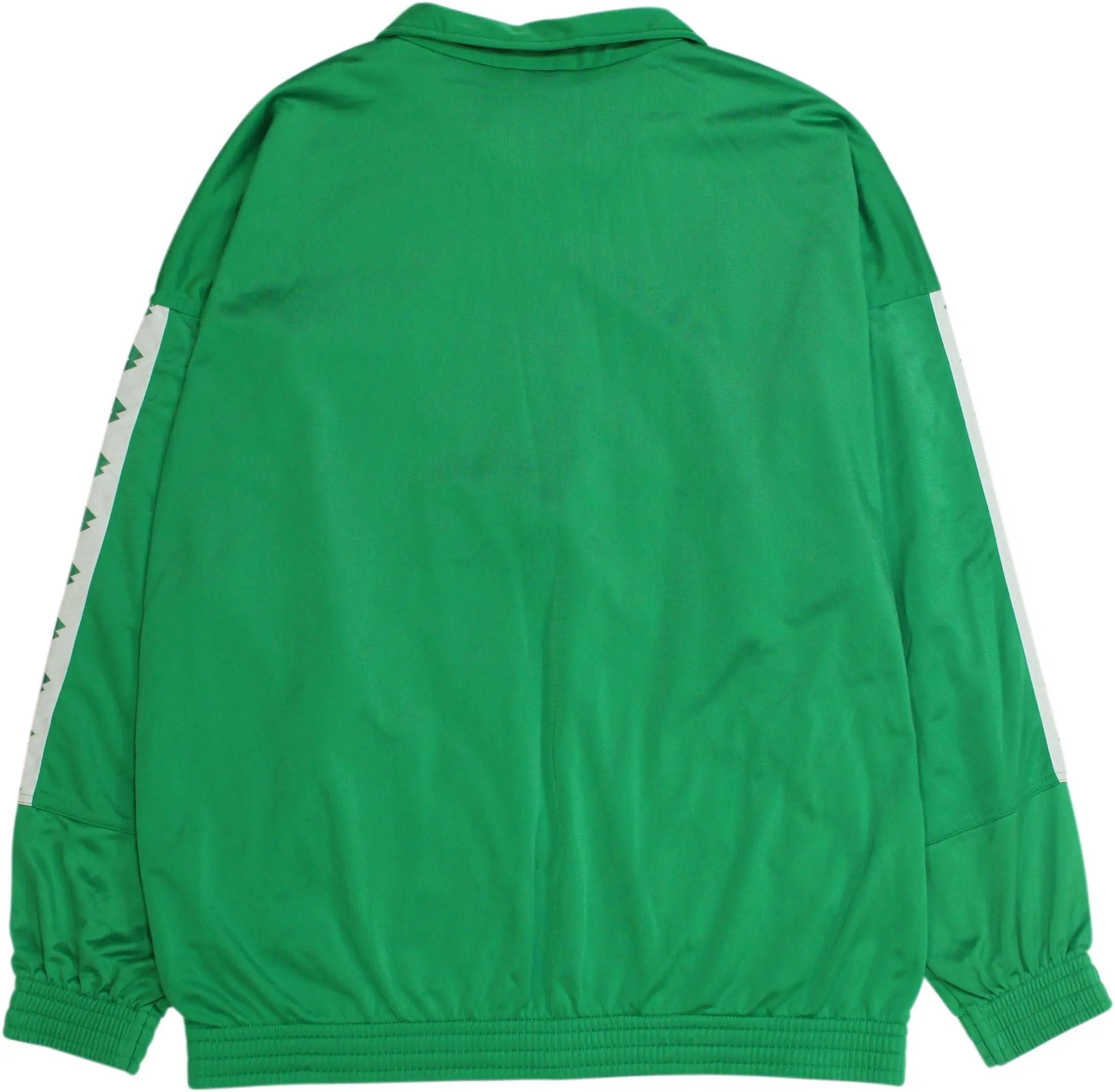 Lotto - 90s/00s Green Track Jacket by Lotto- ThriftTale.com - Vintage and second handclothing