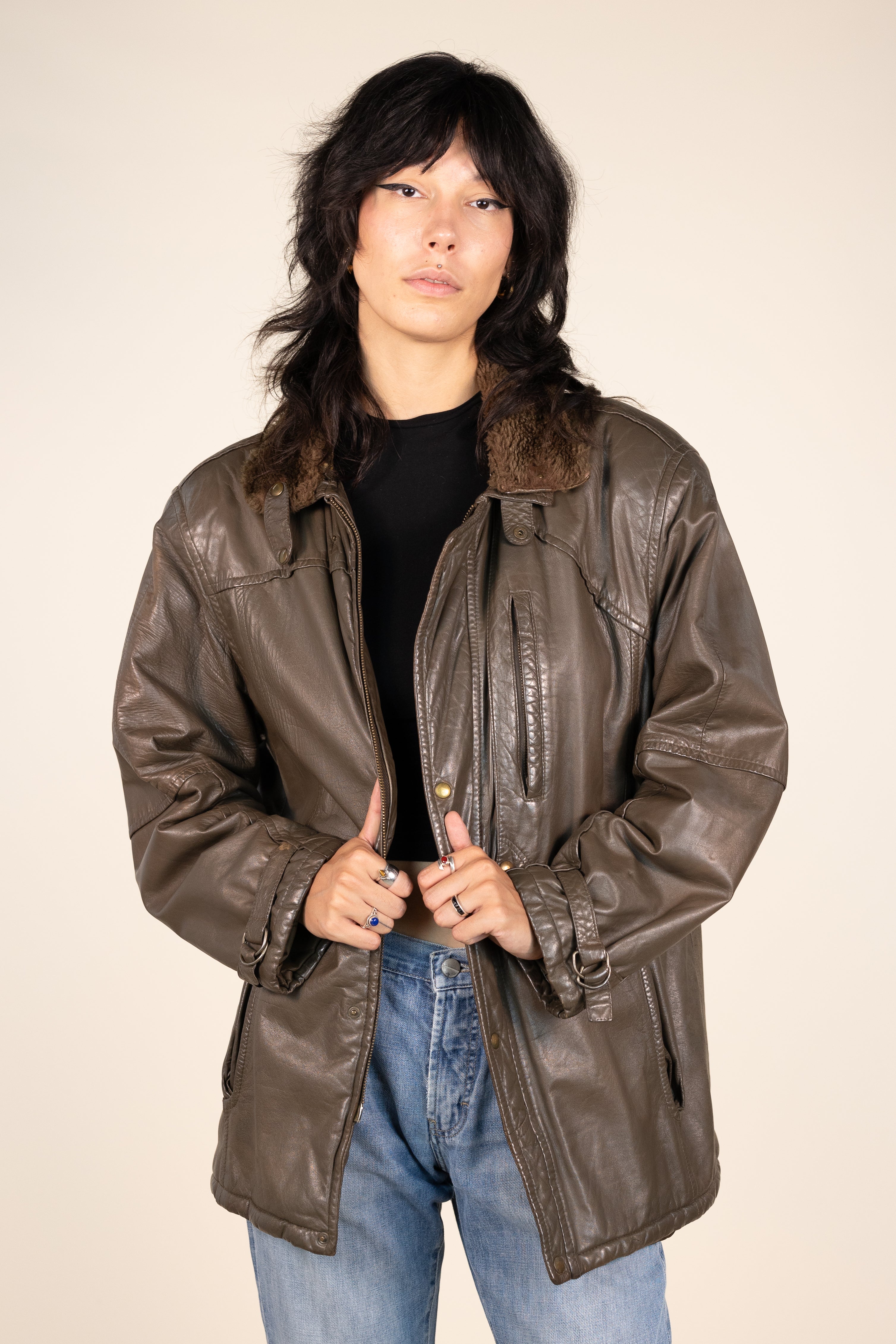 90s Leather Jacket