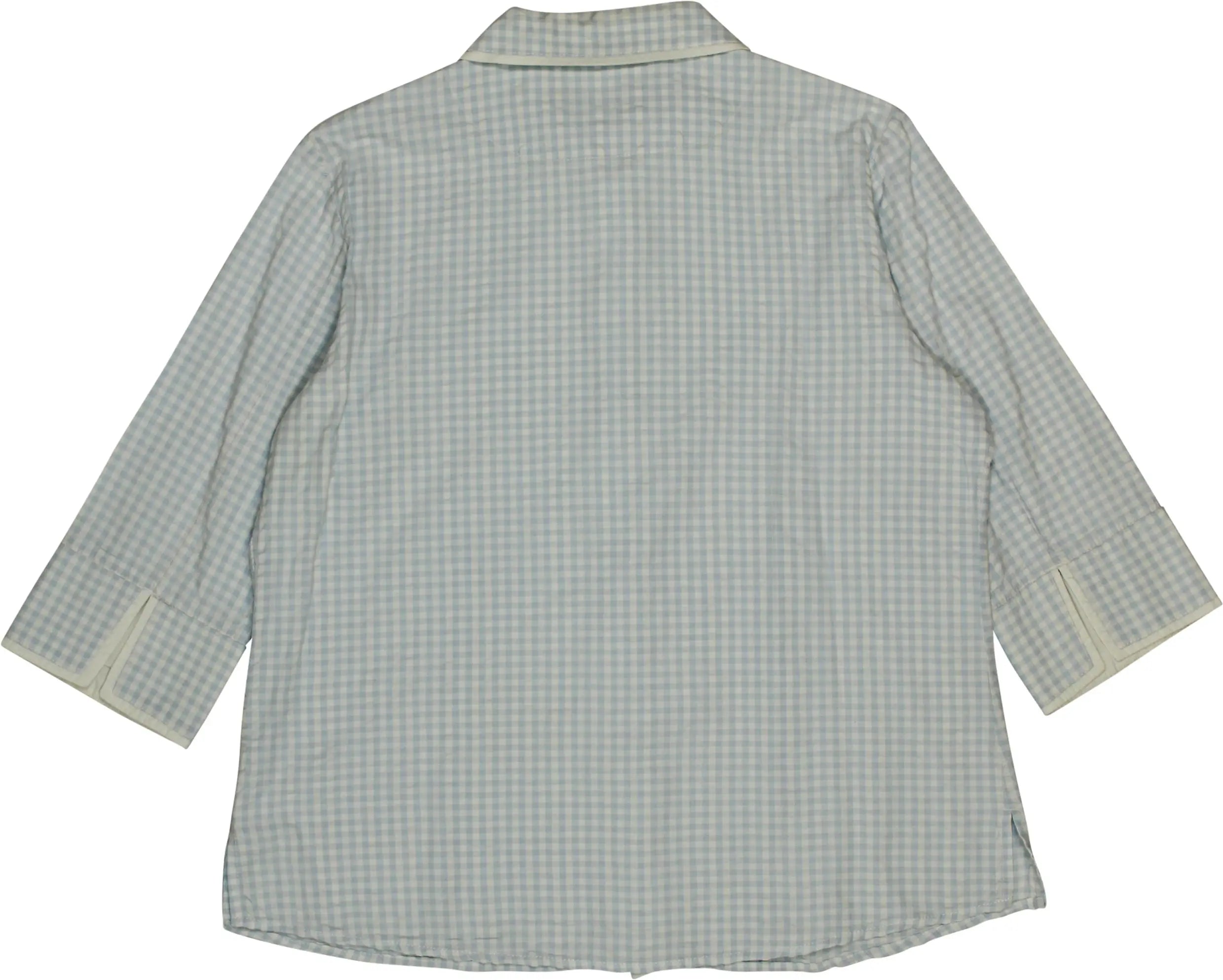 Blue Will's - 3/4 Sleeve Checkered Shirt- ThriftTale.com - Vintage and second handclothing