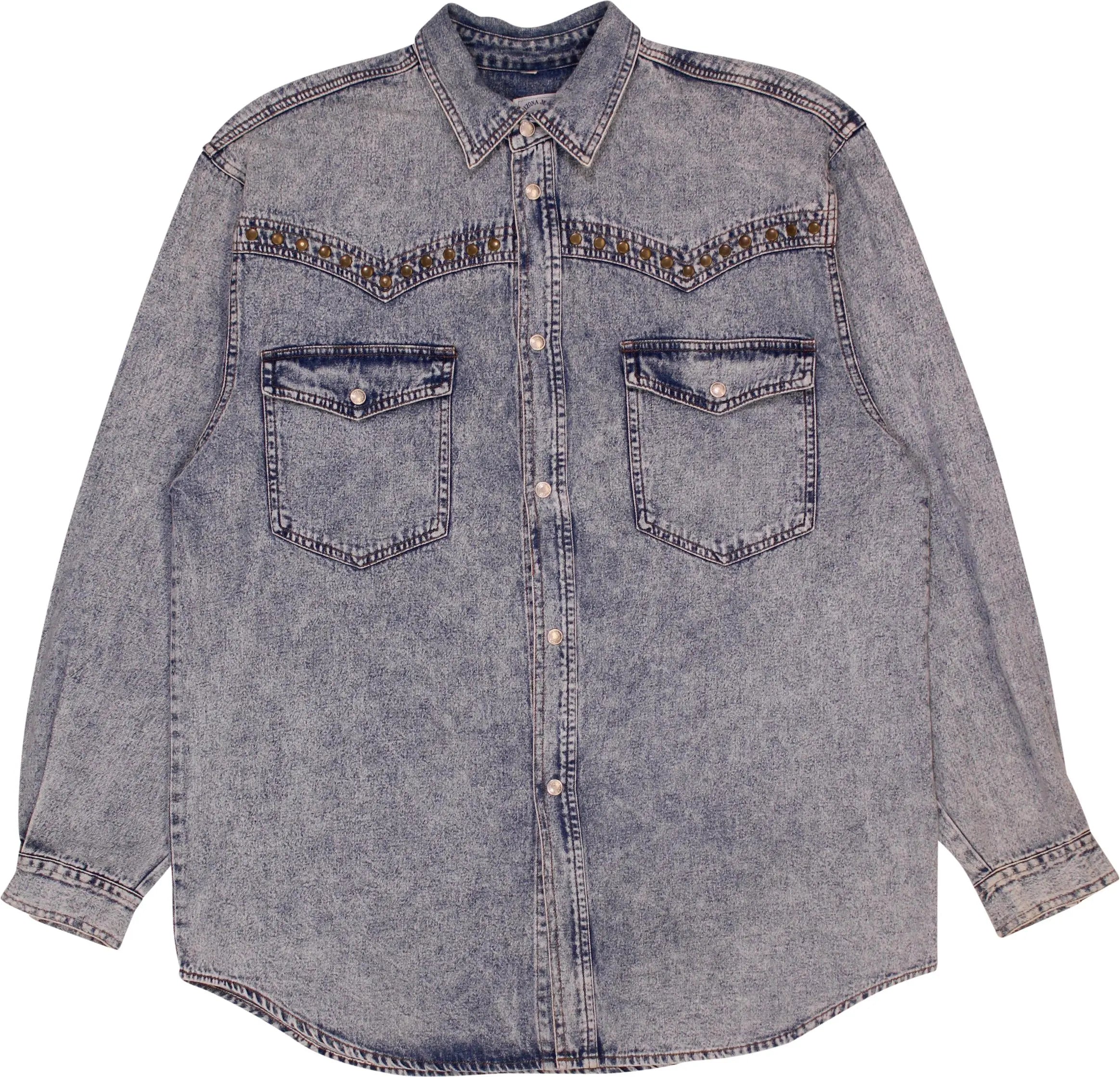 Arizona Jeans - 80/90s Acid Wash Denim Shirt- ThriftTale.com - Vintage and second handclothing