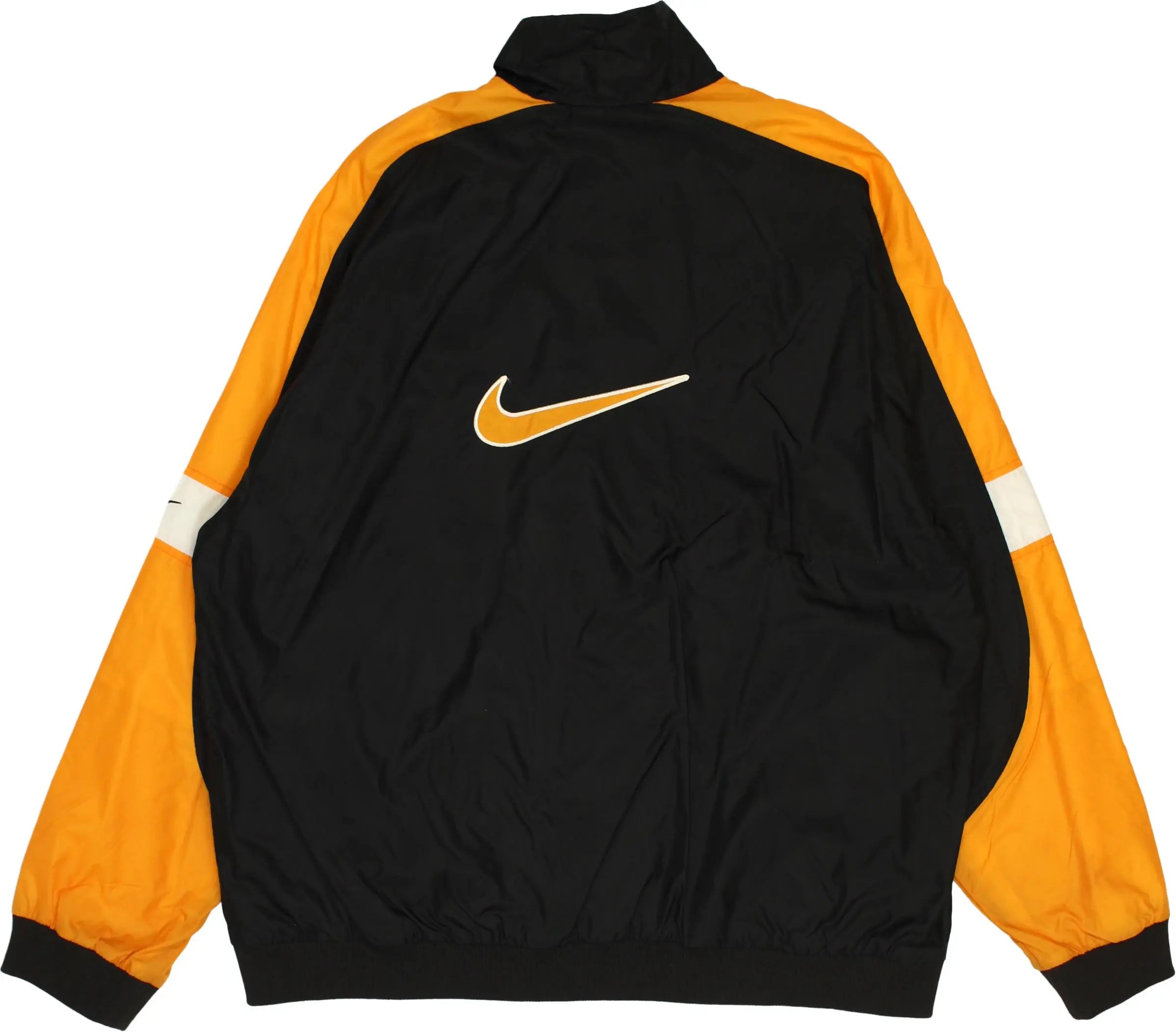 Nike - 80/90s Black Track Jacket by Nike- ThriftTale.com - Vintage and second handclothing