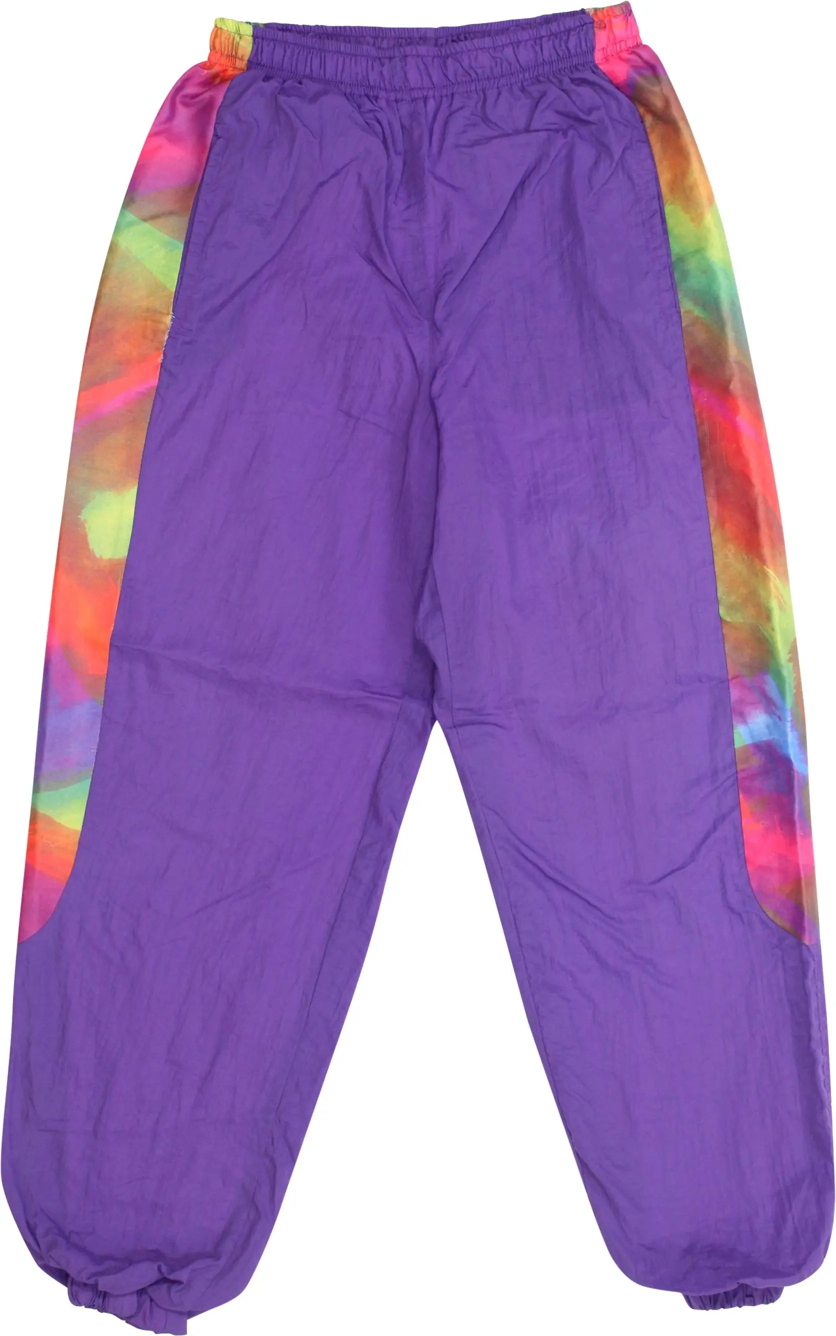 KKS - 80s/90s Colourful Track Pants- ThriftTale.com - Vintage and second handclothing