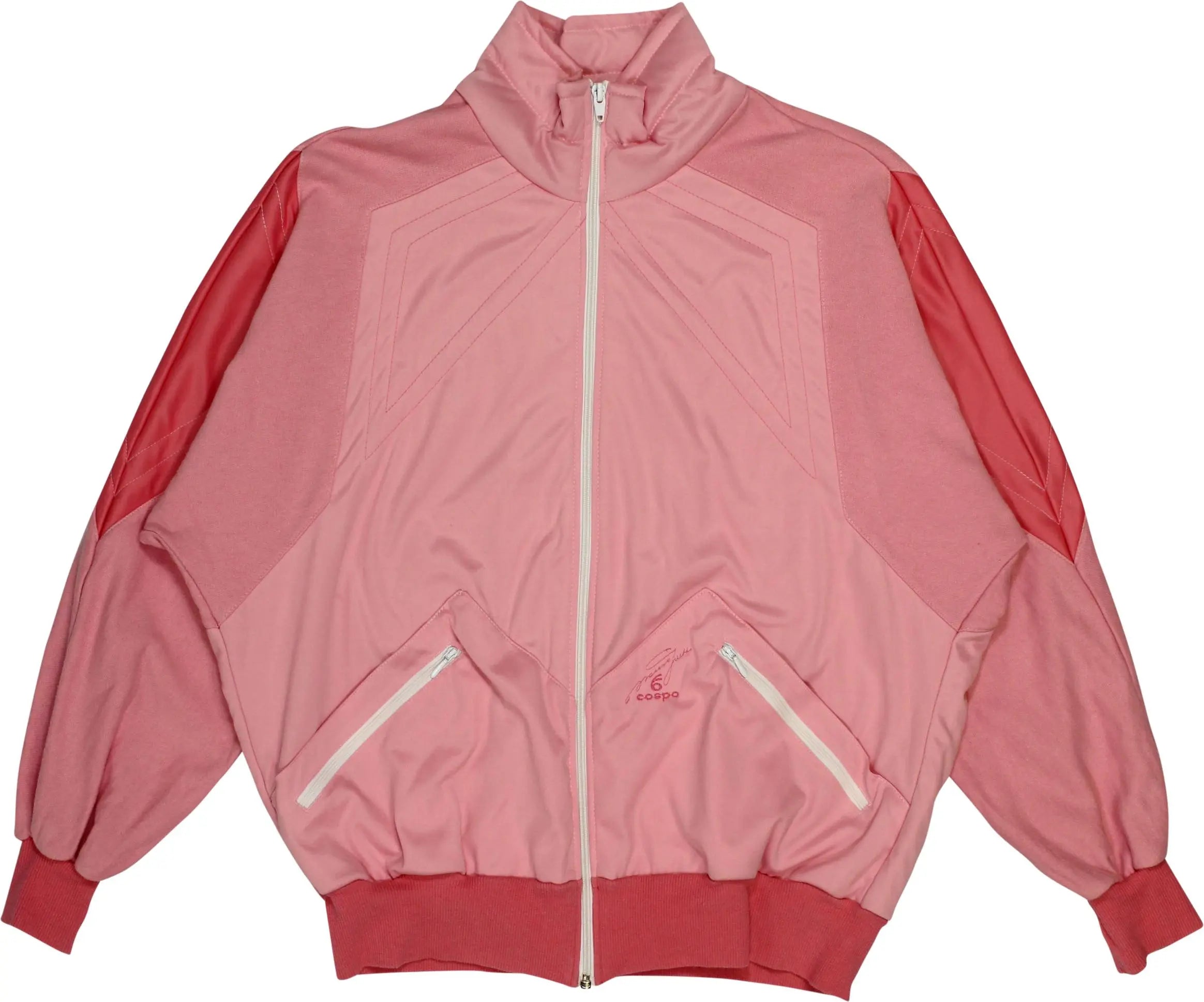 Cospo - 80/90s Pink Track Jacket- ThriftTale.com - Vintage and second handclothing