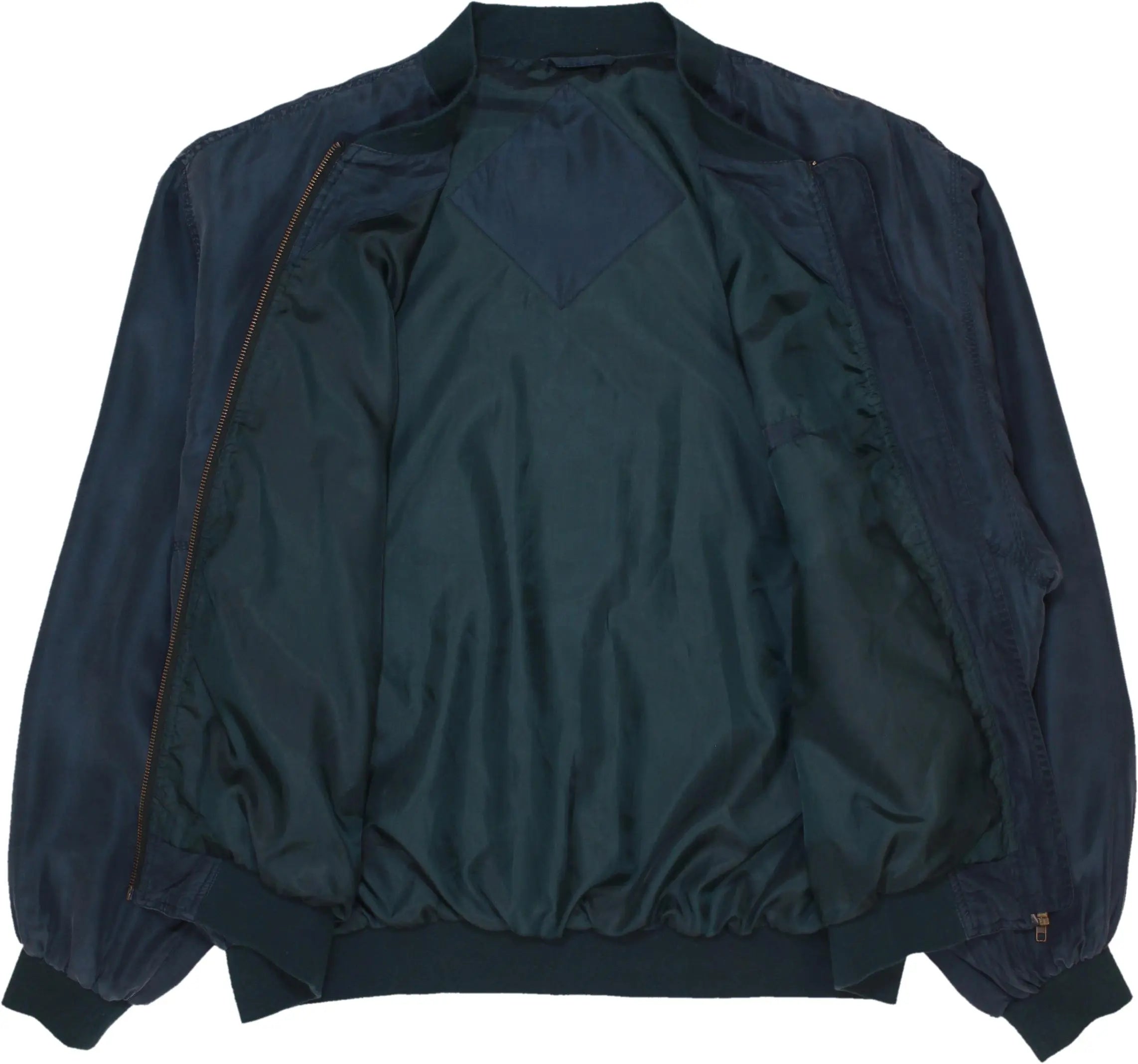 C&A - 80/90s Silk Bomber Jacket- ThriftTale.com - Vintage and second handclothing