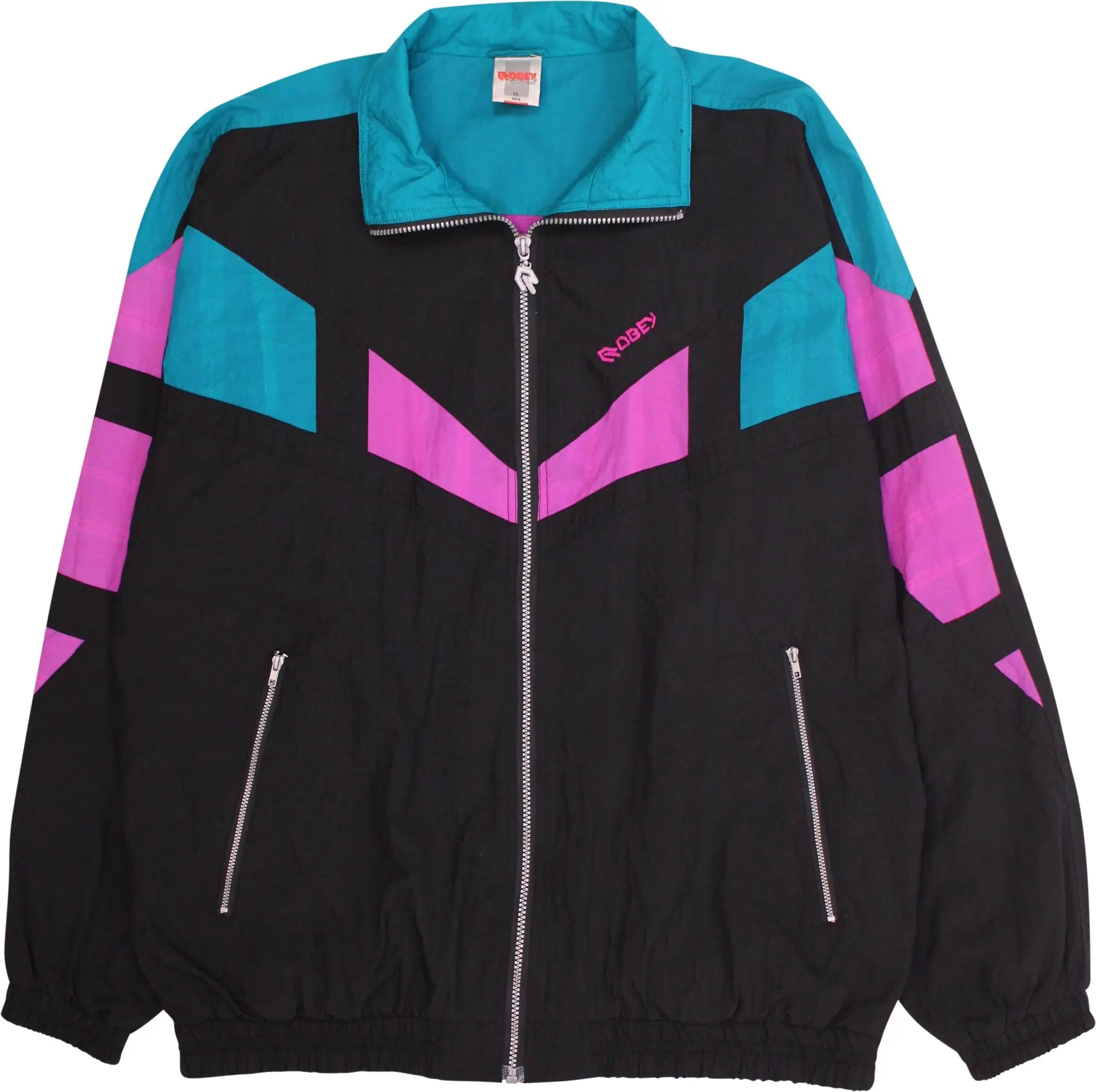 Robey - 80s/90s Windbreaker- ThriftTale.com - Vintage and second handclothing