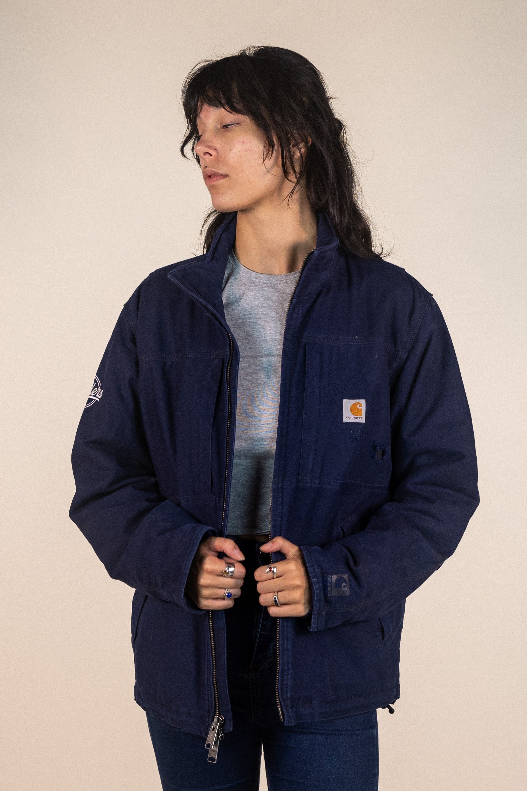 Carhartt Midnight Zipped Workwear Jacket