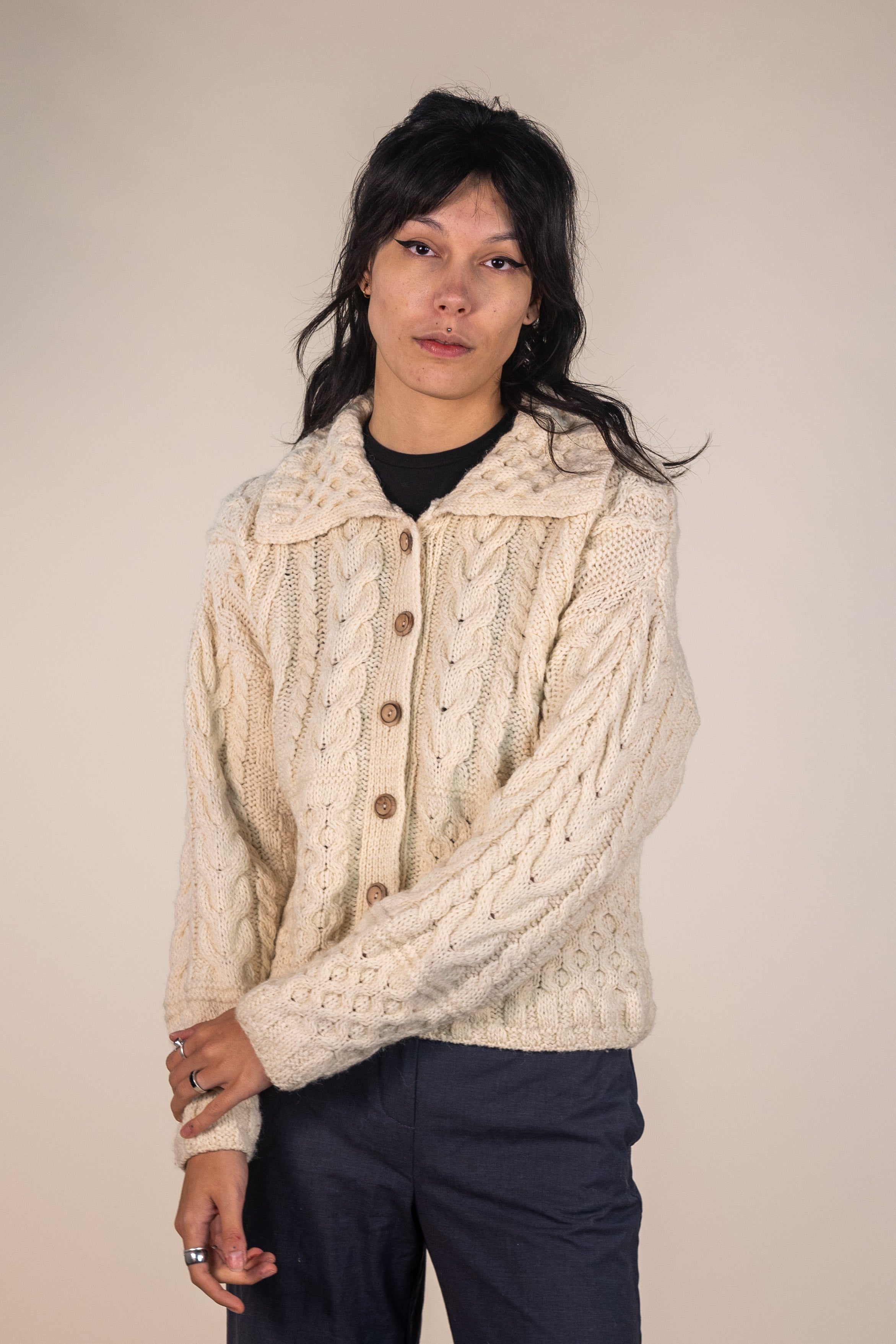 Irish Cable Knit Cardigan