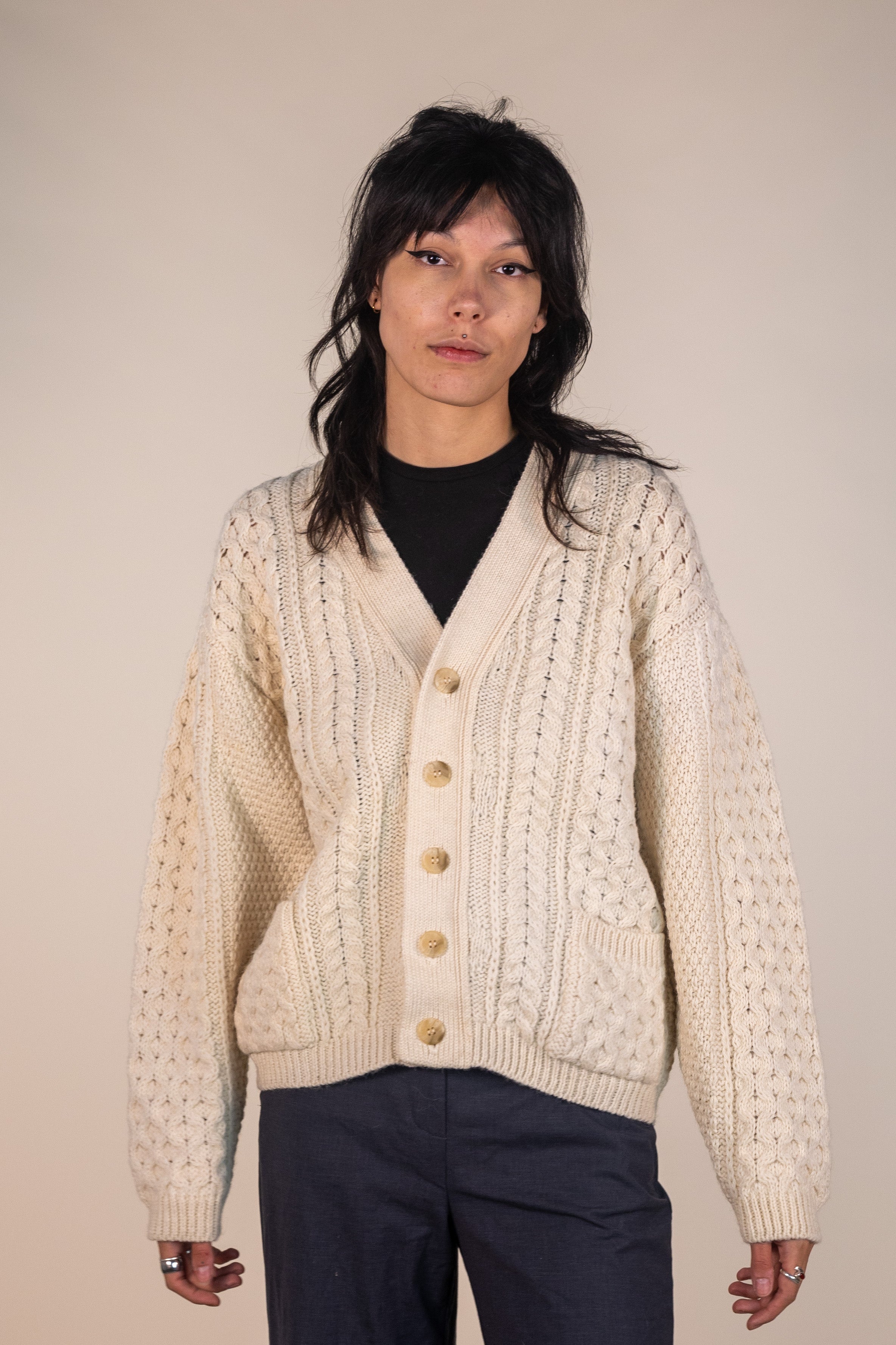 Irish Cable Knit Cardigan