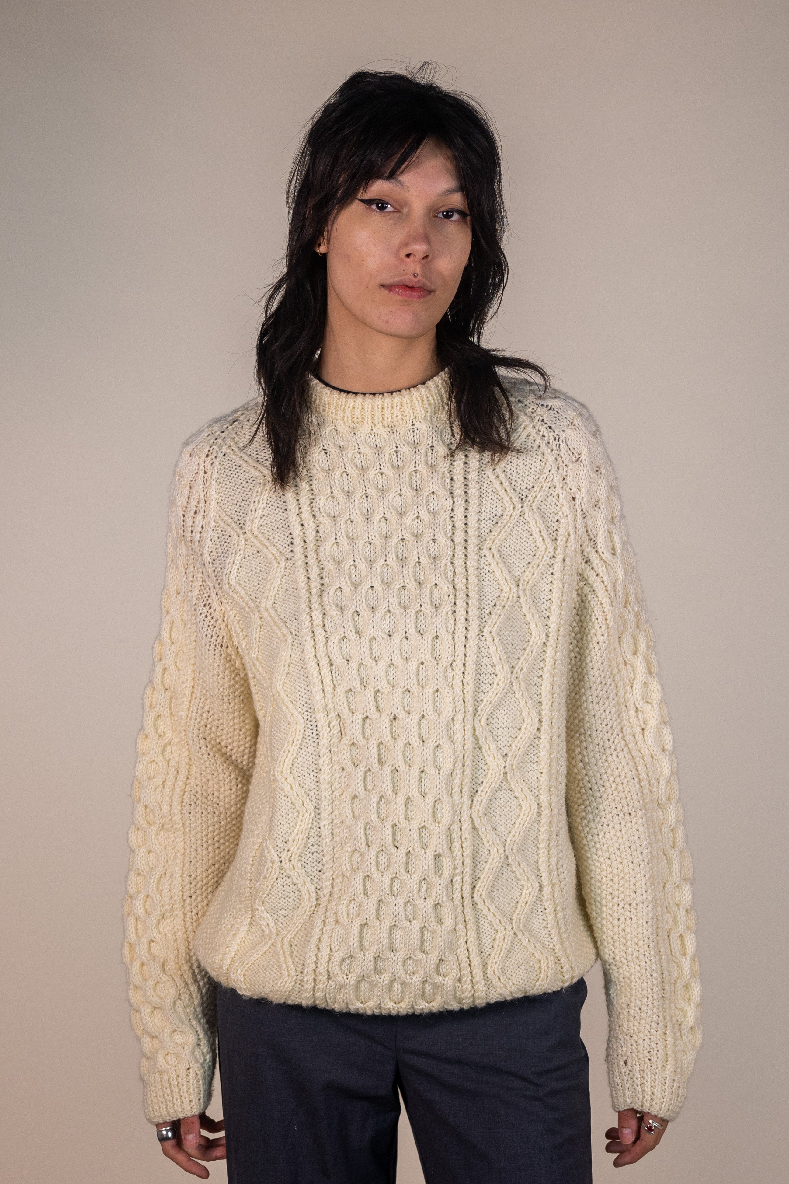 Irish Cable Knit Sweater