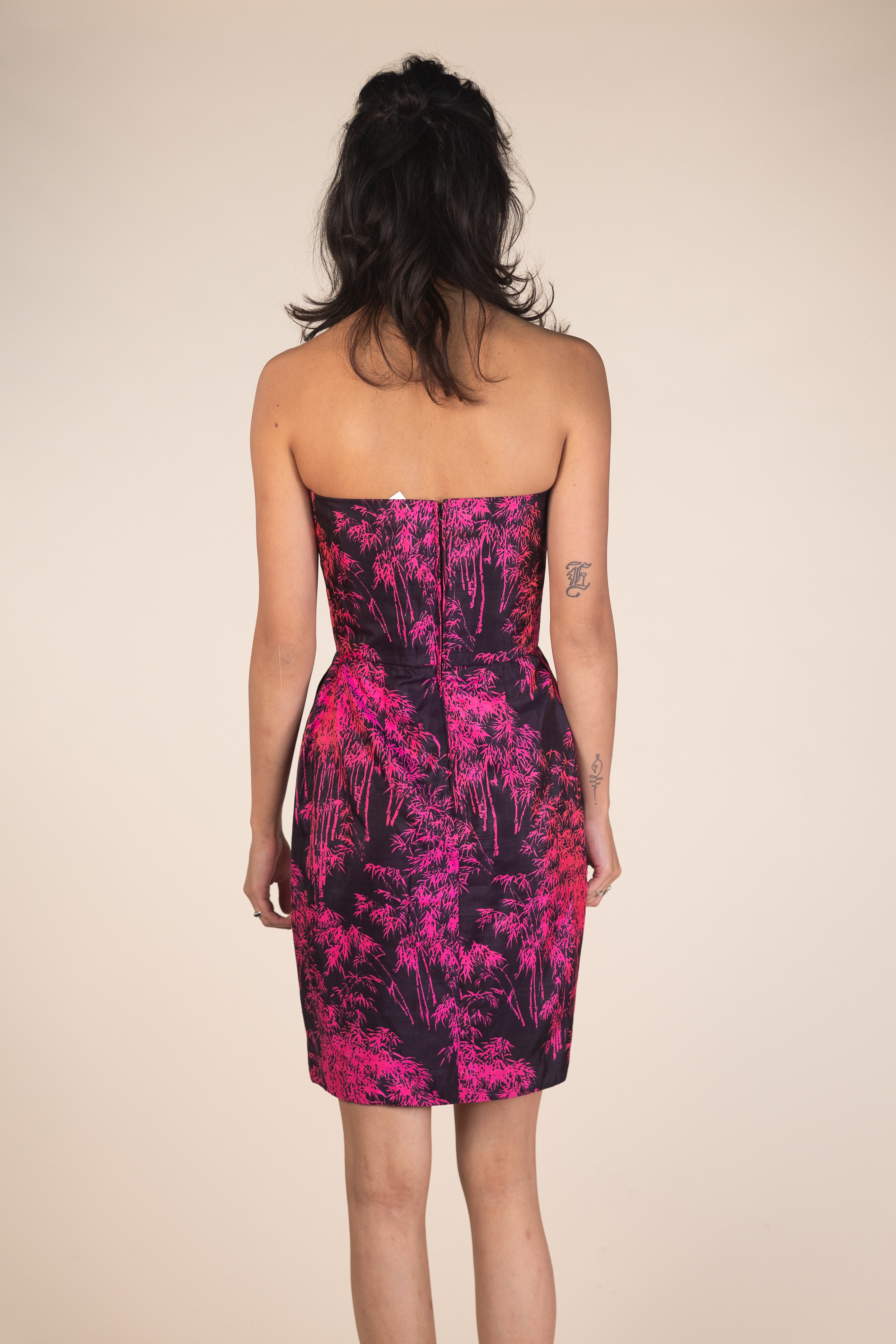 Bamboo Printed Bandeau Dress