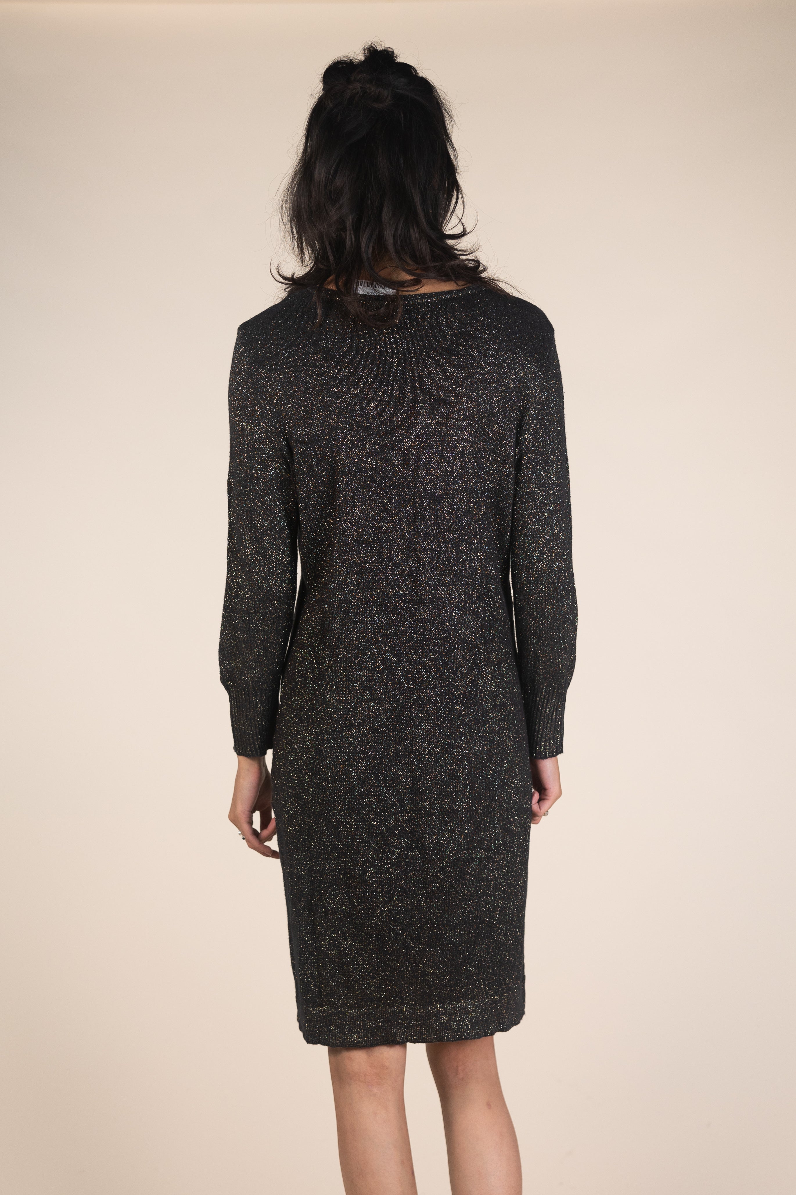 Long Sleeved Glitter Dress