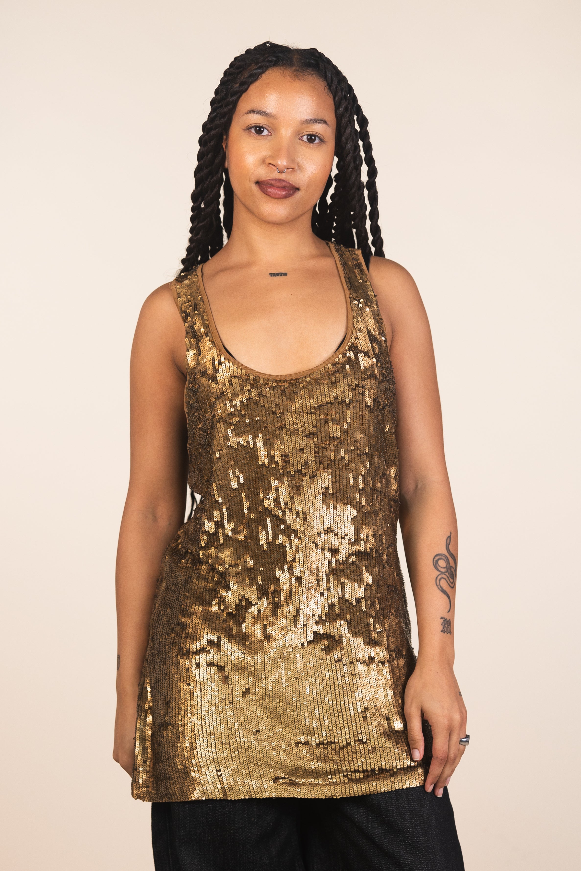 Sequin Tank Top