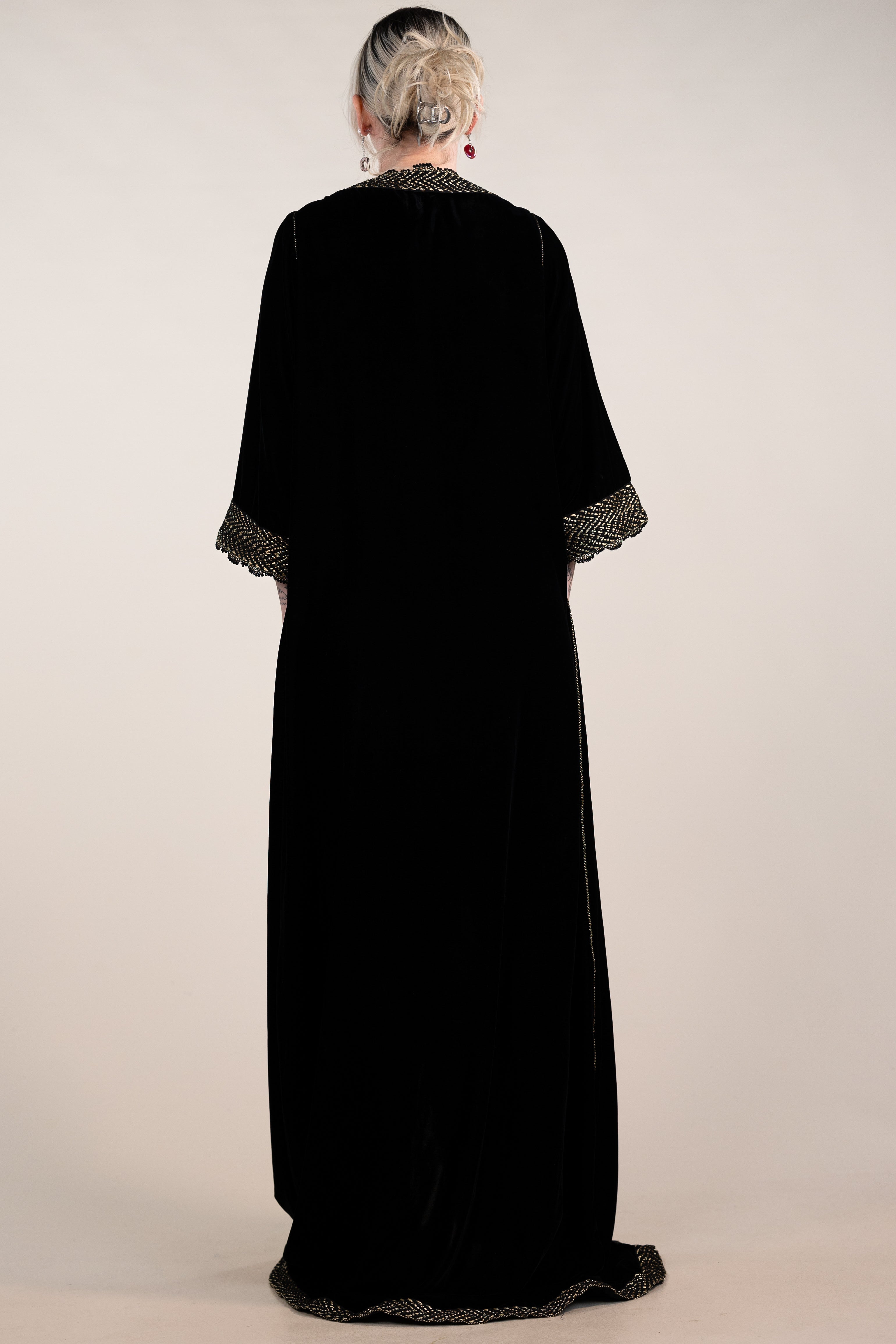 Velvet Kaftan Dress