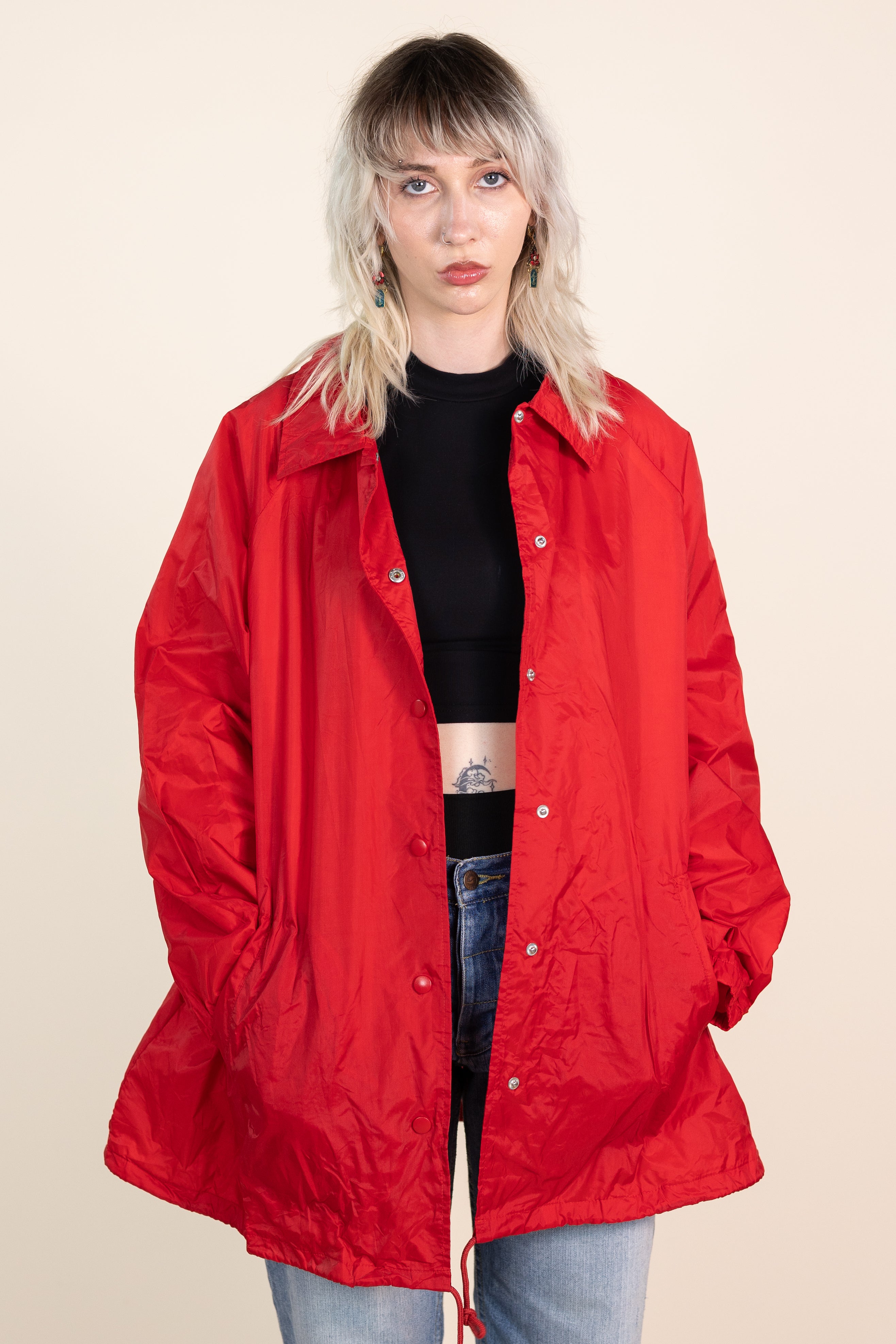 Red lightweight jacket