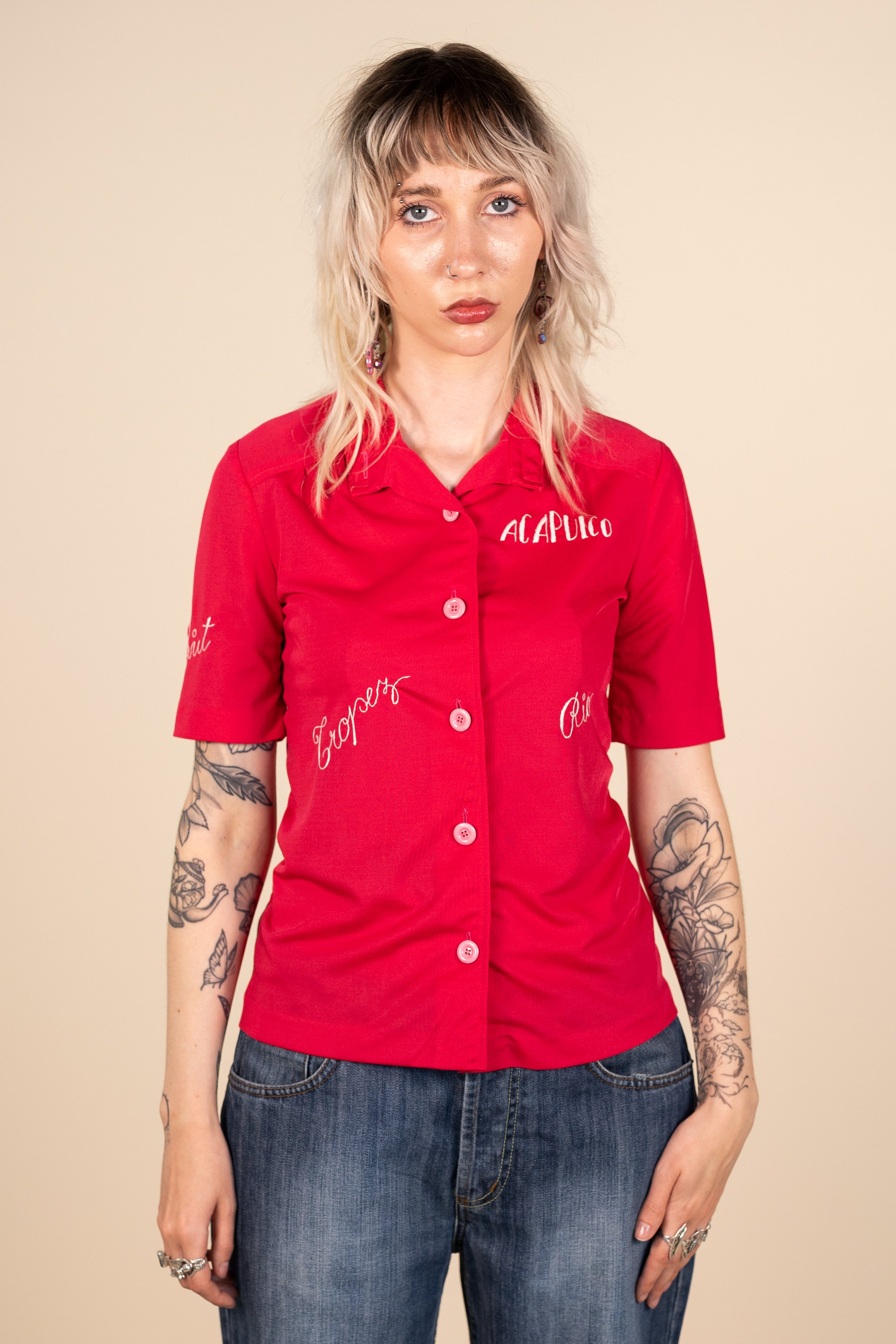 70s Shirt with Embroided Details