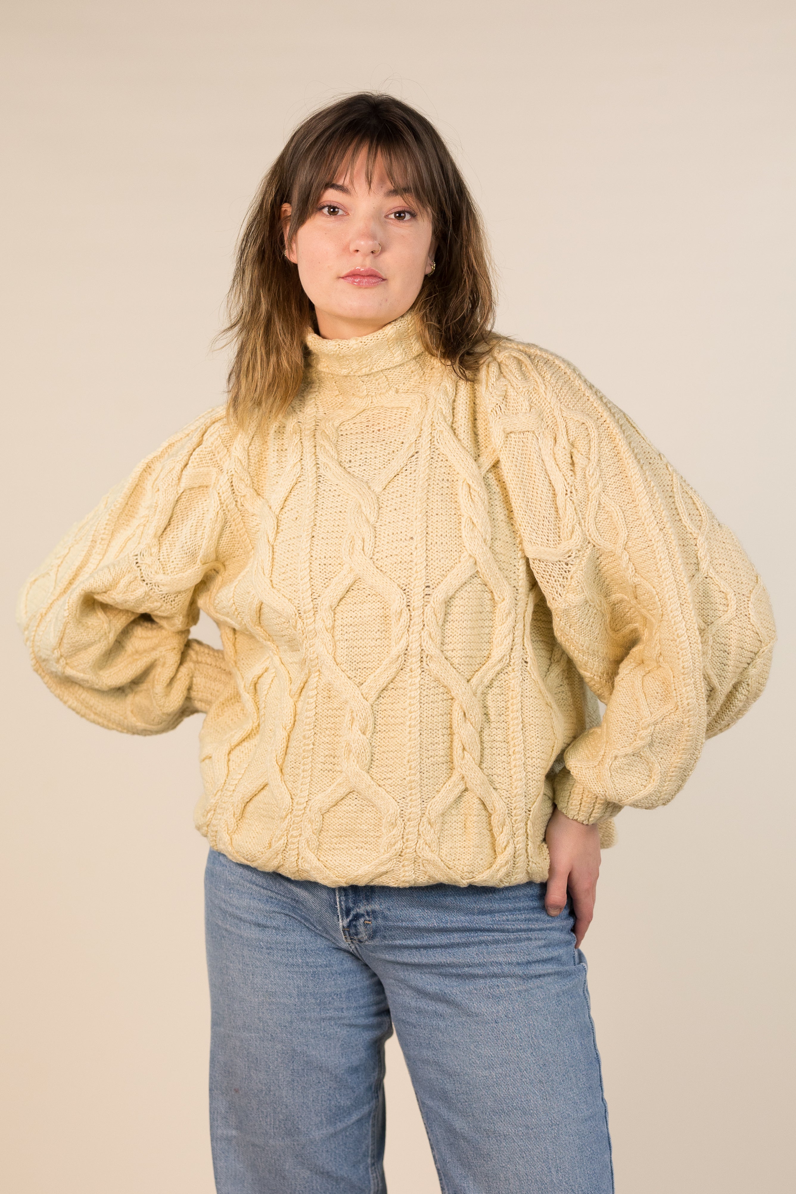 Handmade Cable Knit Jumper