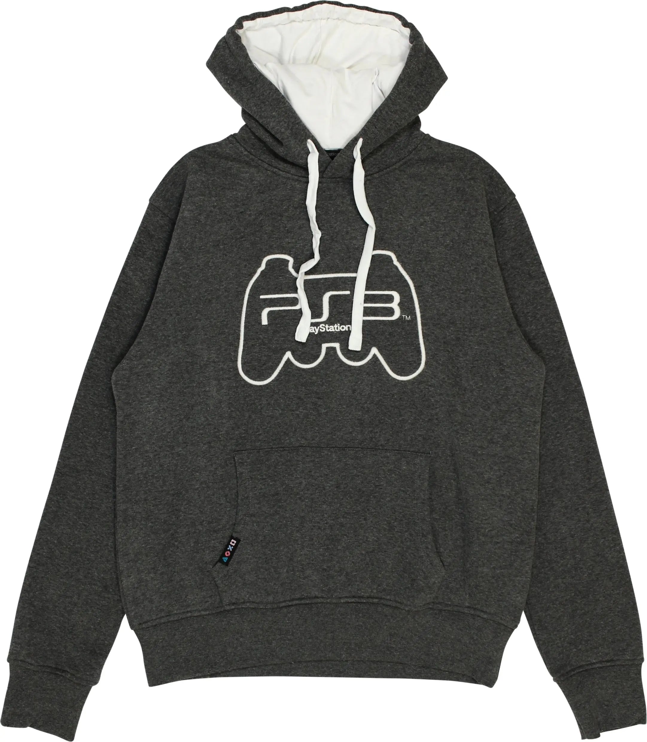 Abacab - Grey Playstation Hoodie- ThriftTale.com - Vintage and second handclothing