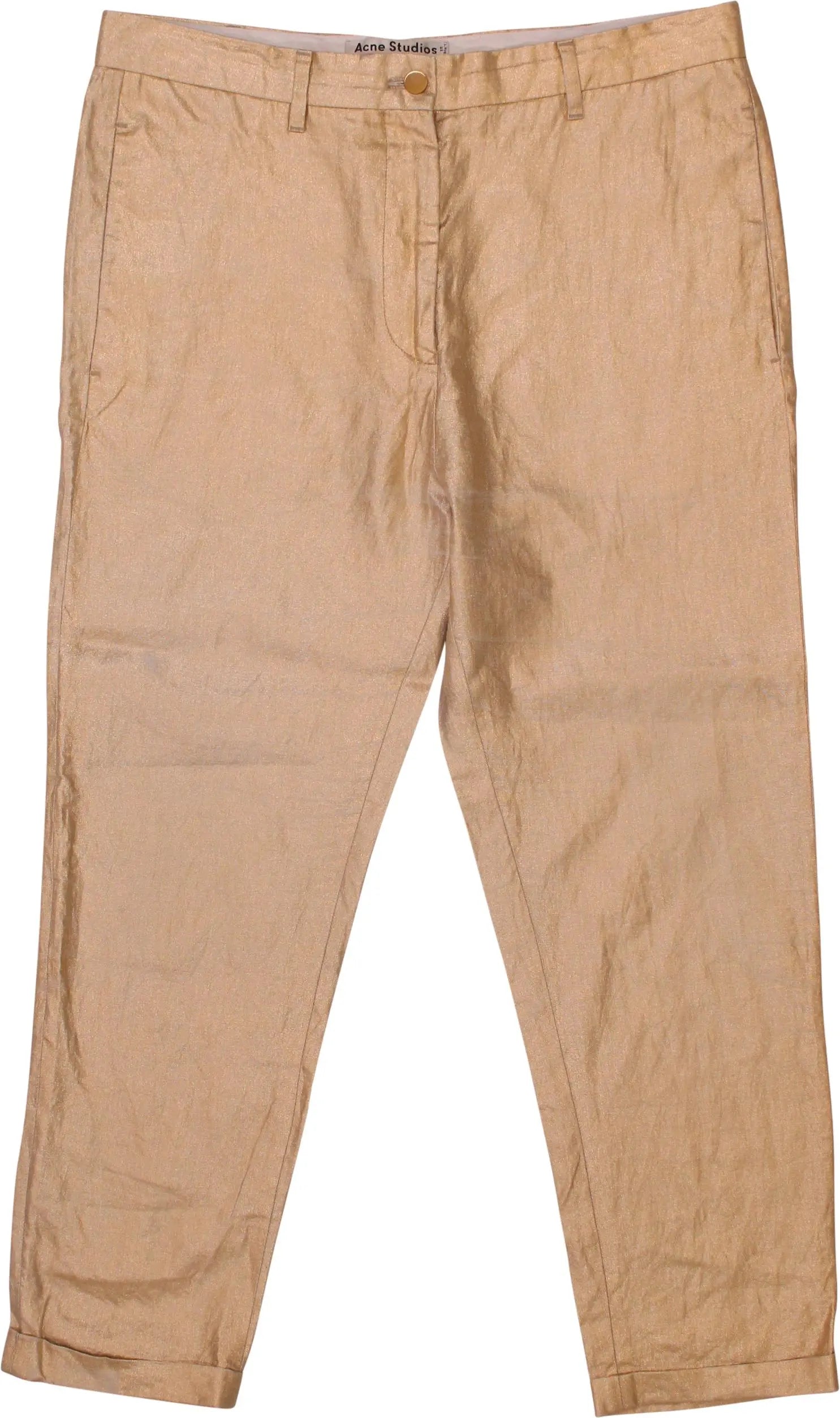 Acne Studios - Golden Pants by Acne Studios- ThriftTale.com - Vintage and second handclothing