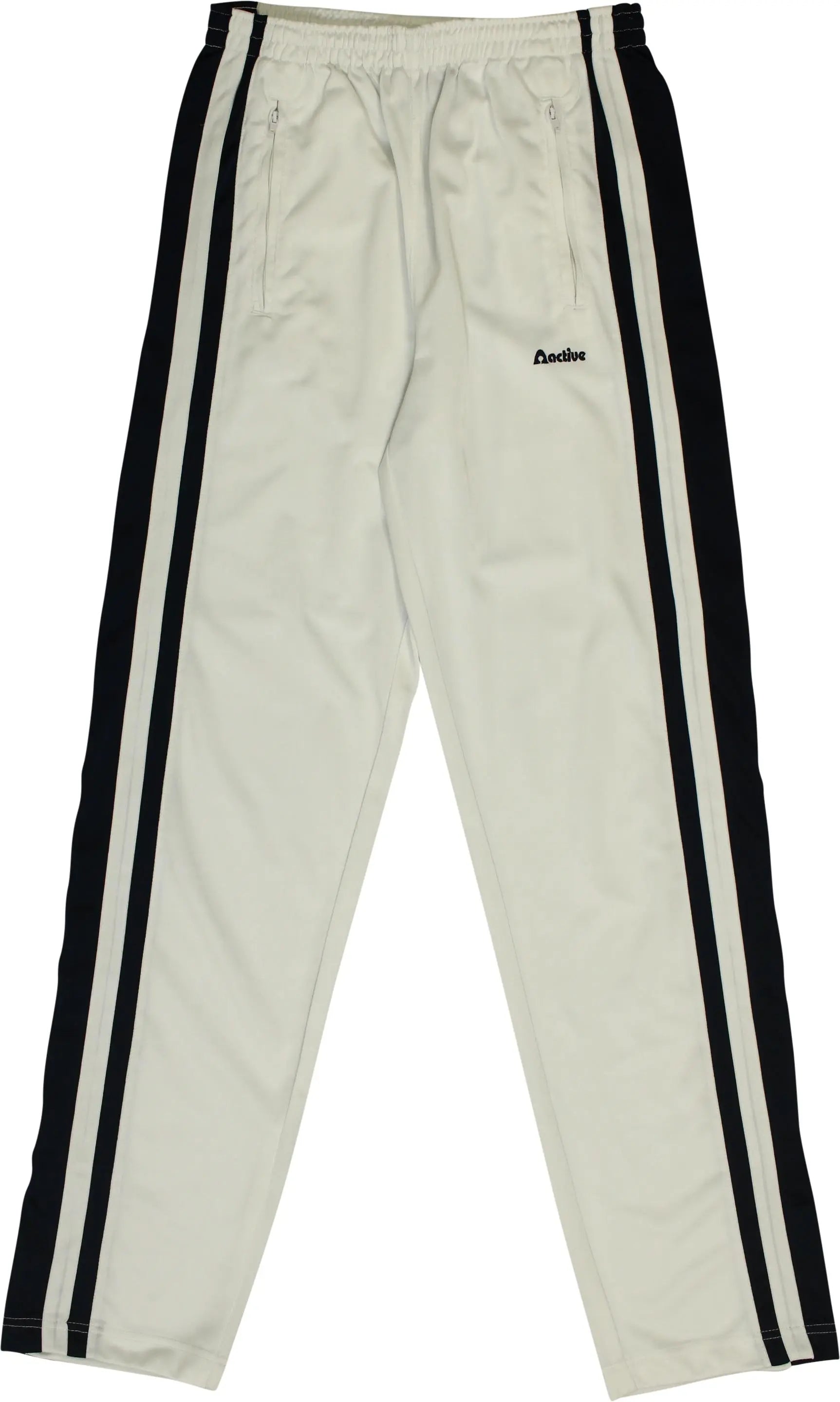 Active - White Joggers- ThriftTale.com - Vintage and second handclothing
