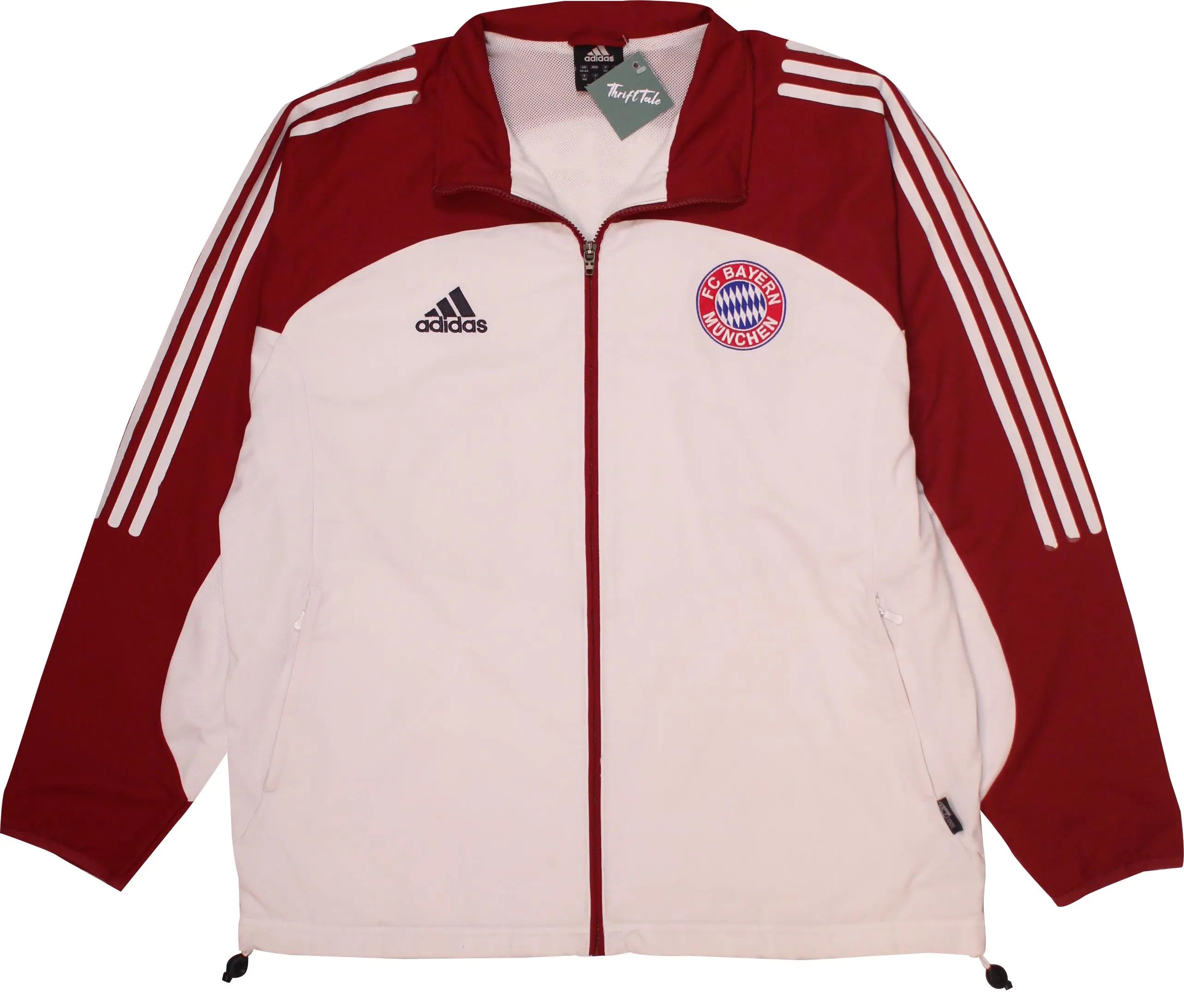 Adidas - 00s Adidas FC Bayern Munchen Track Jacket- ThriftTale.com - Vintage and second handclothing