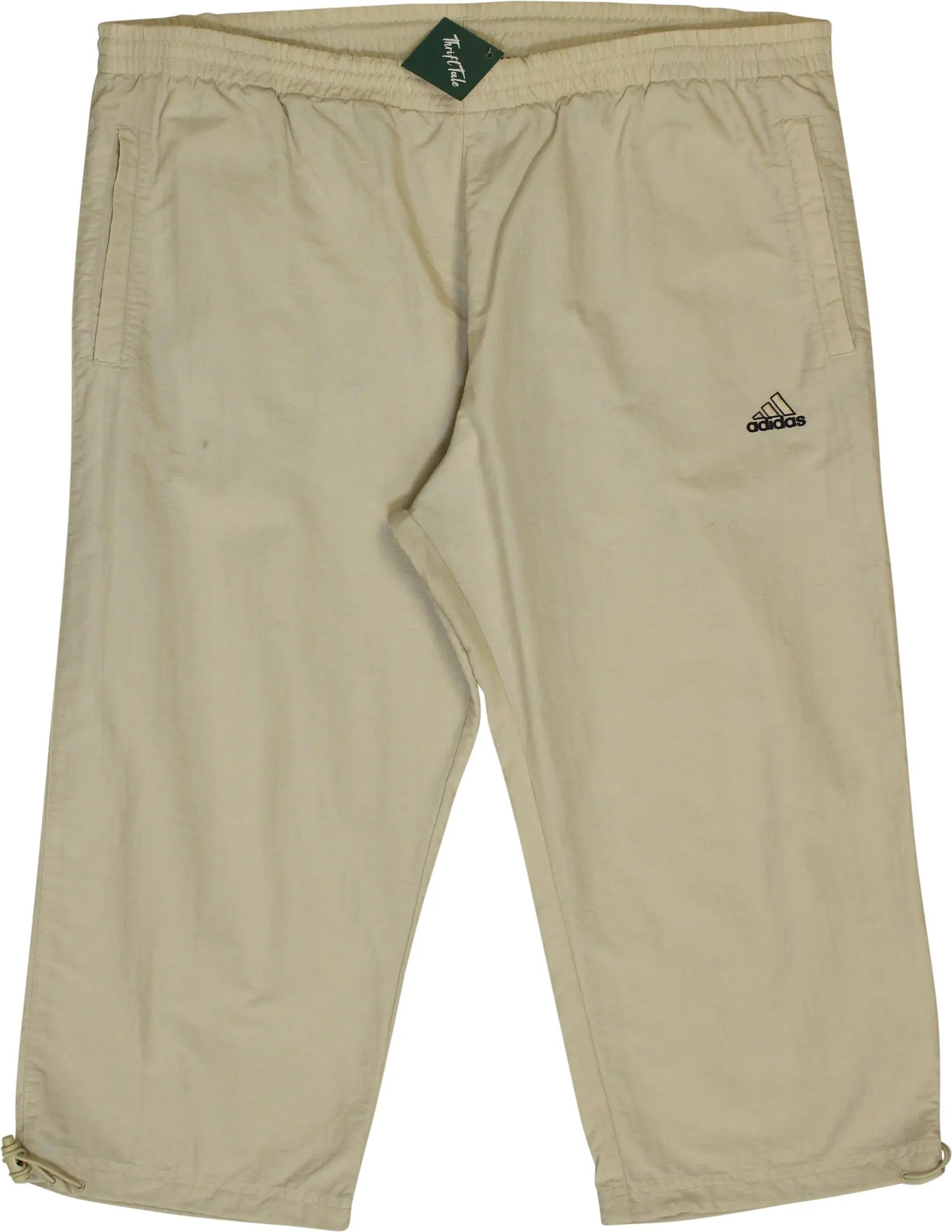 Adidas - 00s Beige Pants by Adidas- ThriftTale.com - Vintage and second handclothing