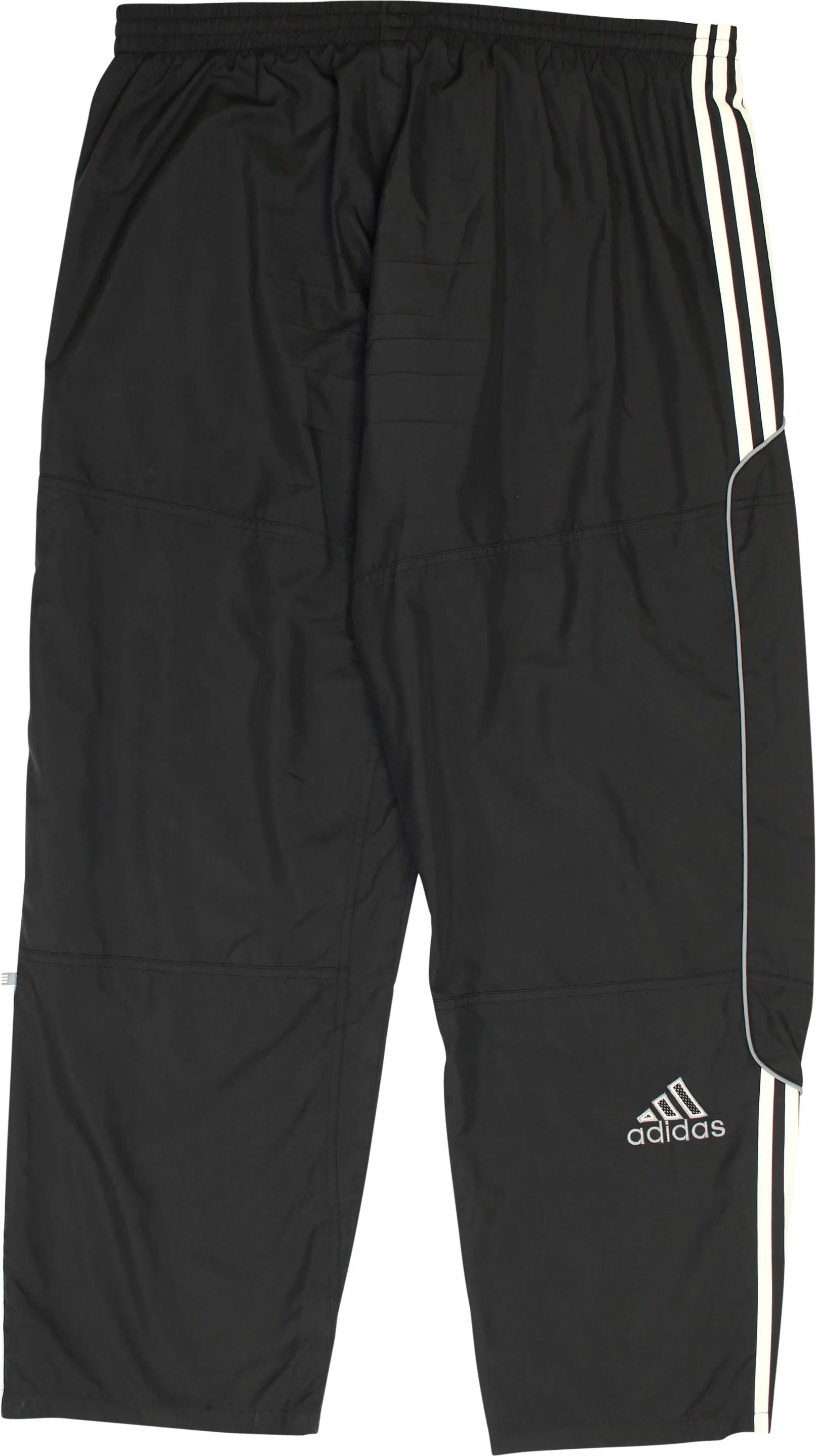 Adidas - 00s Black Joggers by Adidas- ThriftTale.com - Vintage and second handclothing