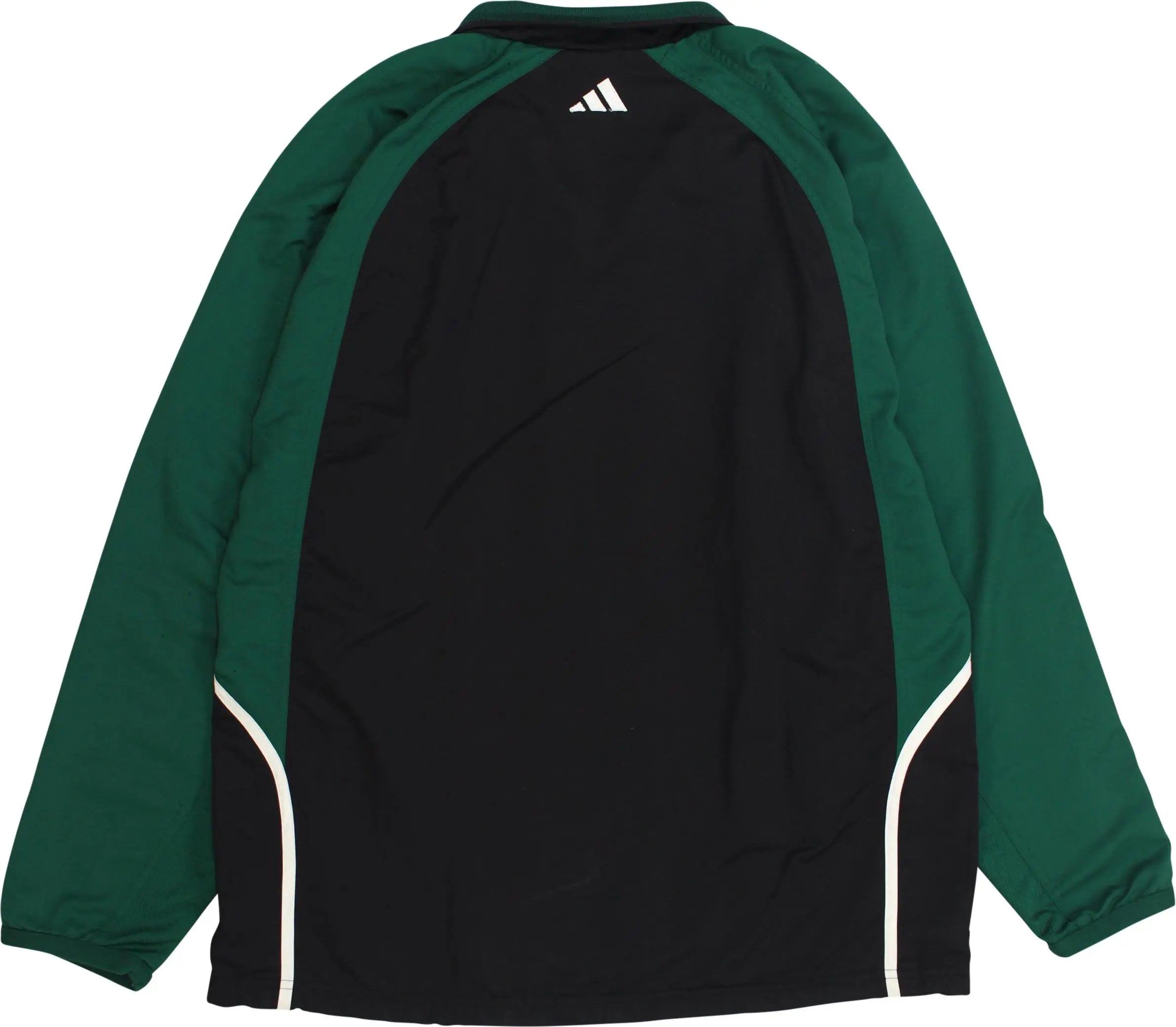 Adidas - 00s Green Track Jacket by Adidas- ThriftTale.com - Vintage and second handclothing