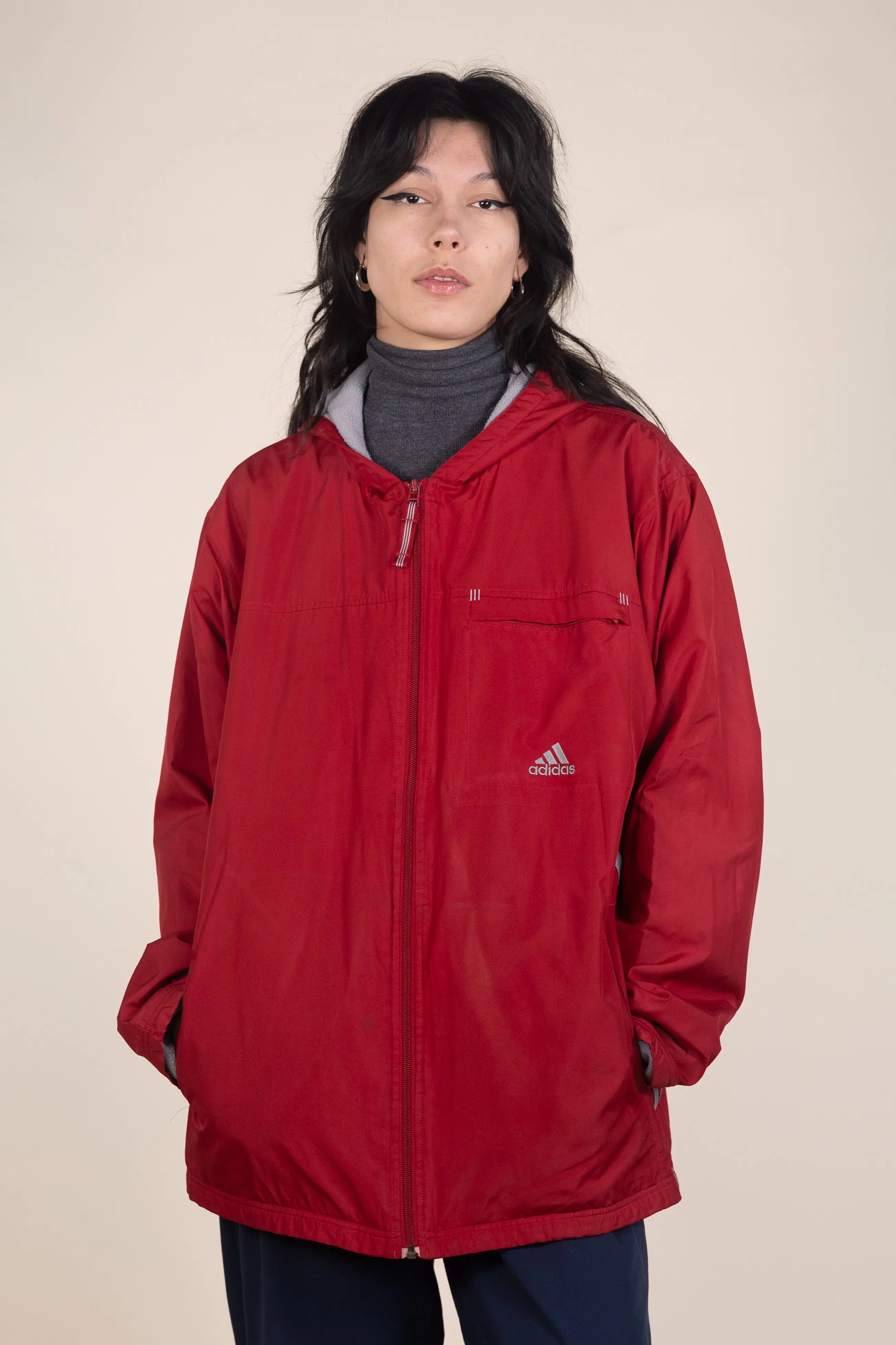 Adidas - 00s Hooded Jacket by Adidas- ThriftTale.com - Vintage and second handclothing