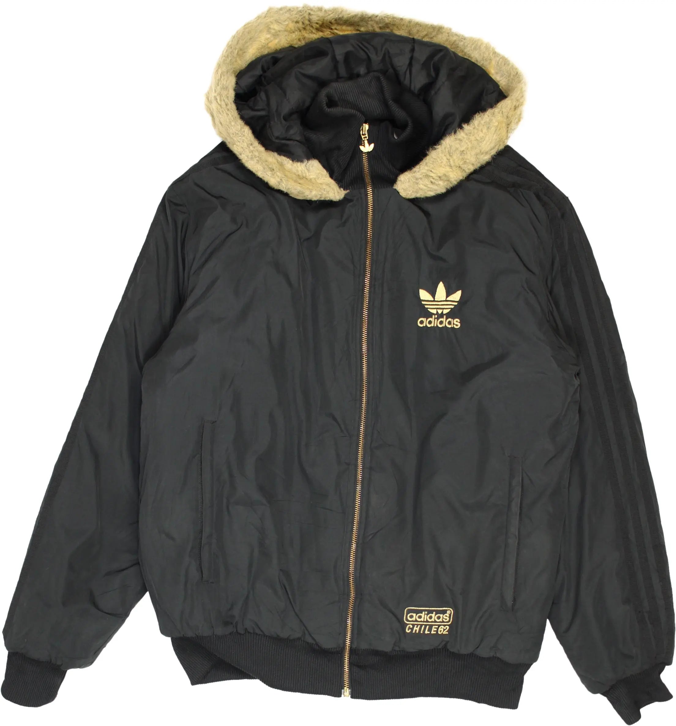 Adidas - 00s Jacket with Hoodie by Adidas- ThriftTale.com - Vintage and second handclothing