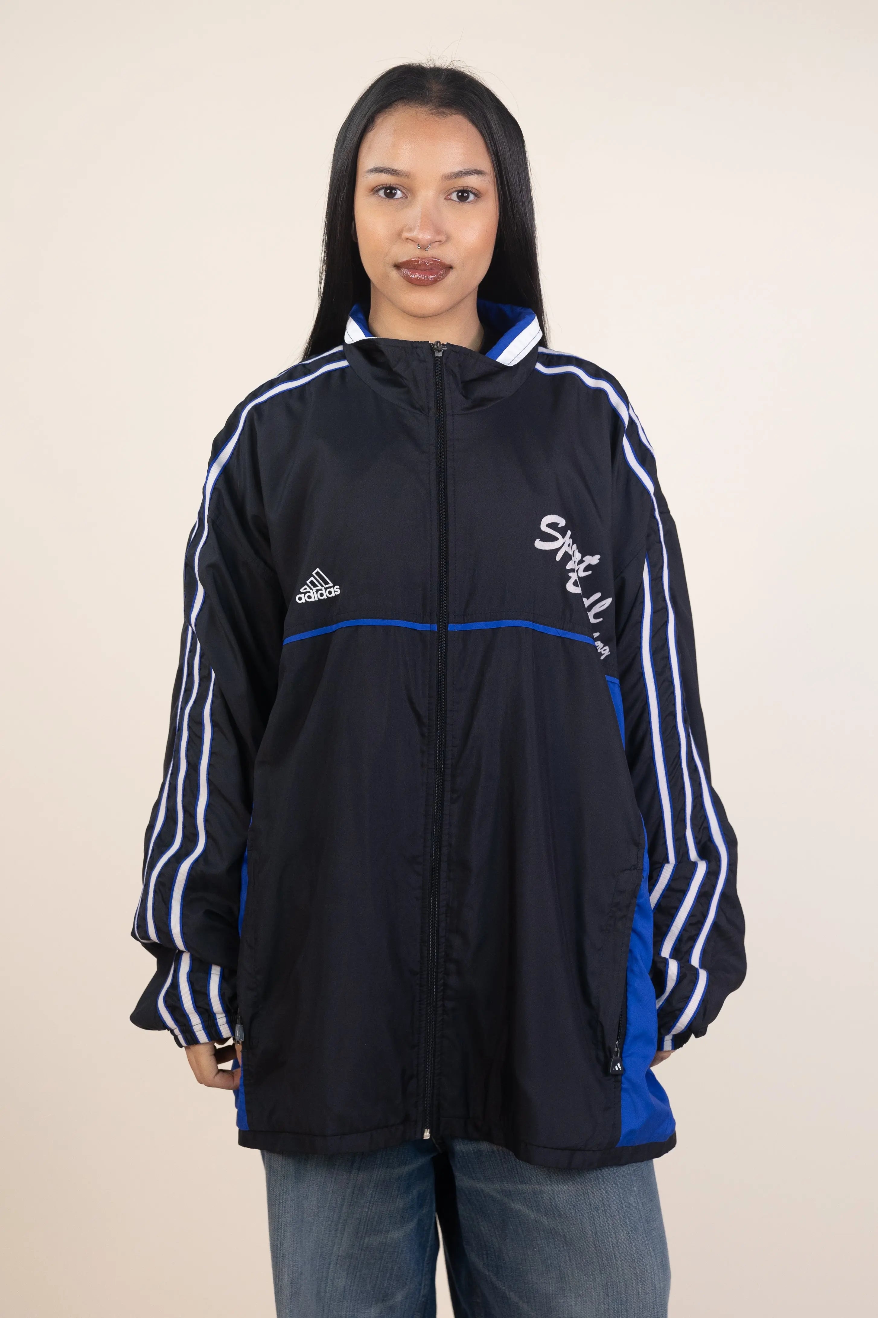 Adidas - 00s Windbreaker by Adidas- ThriftTale.com - Vintage and second handclothing