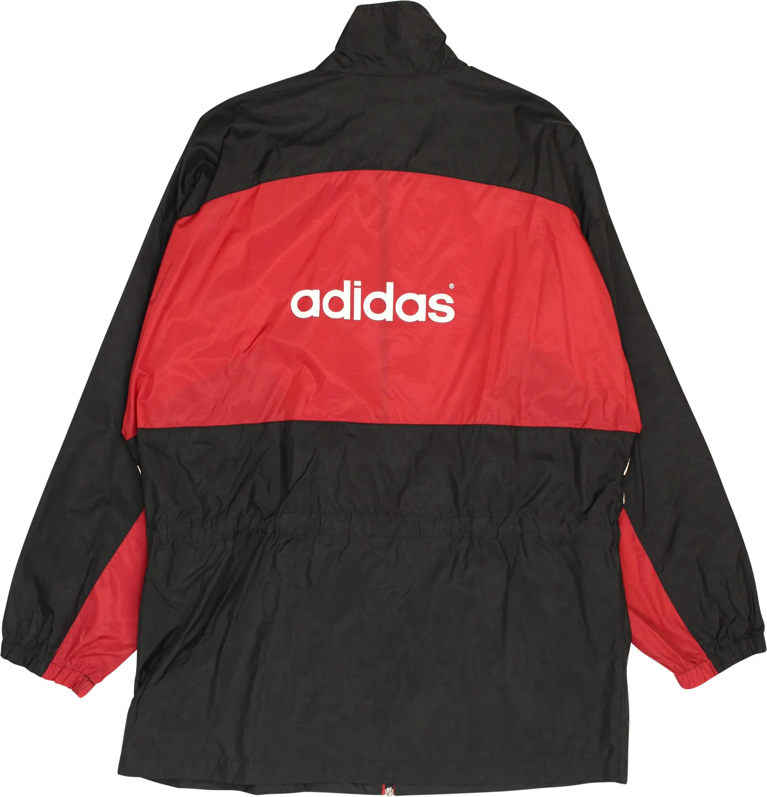 Adidas - 80s Red Windbreaker by Adidas- ThriftTale.com - Vintage and second handclothing