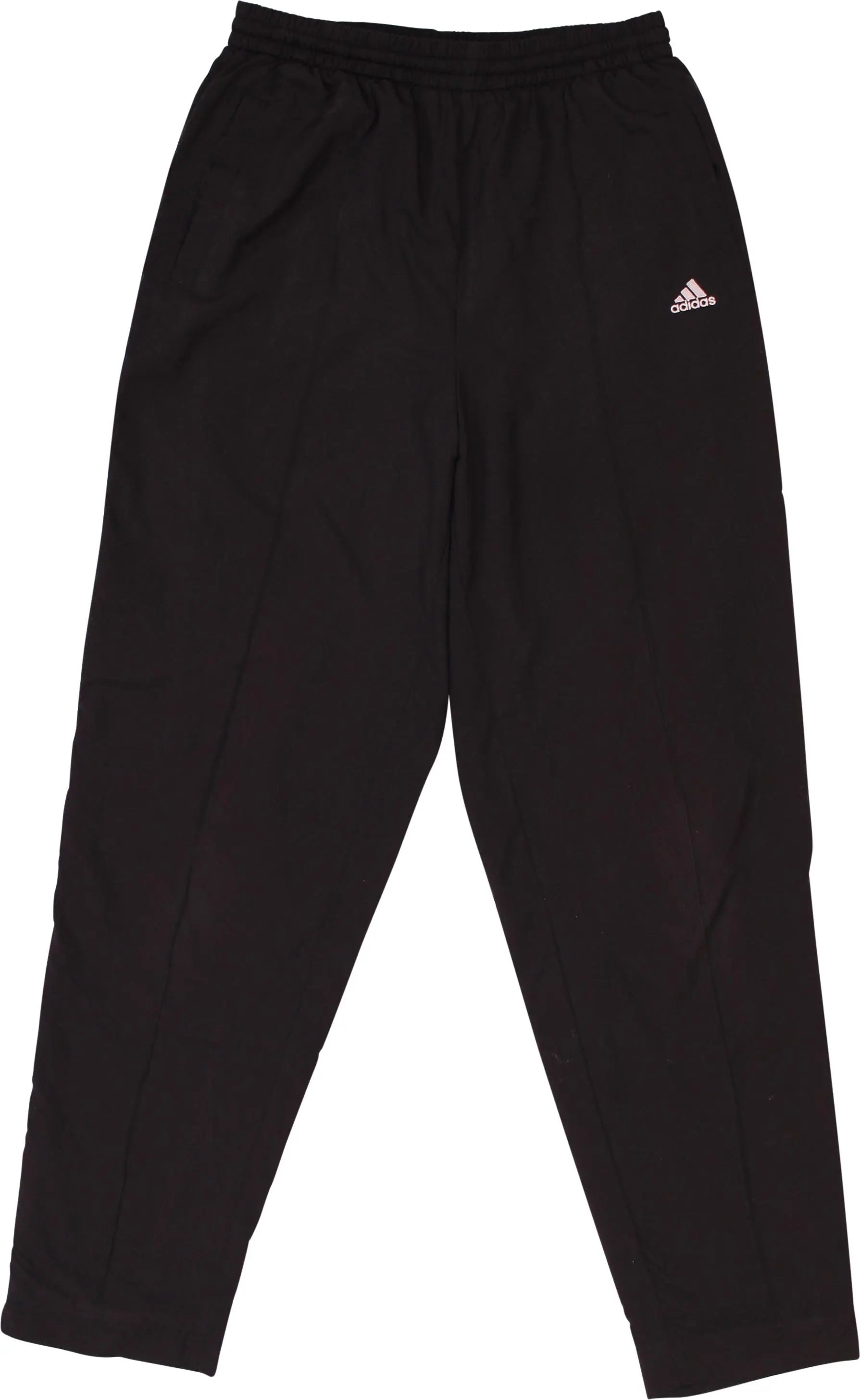 Adidas - Black Adidas Joggers- ThriftTale.com - Vintage and second handclothing