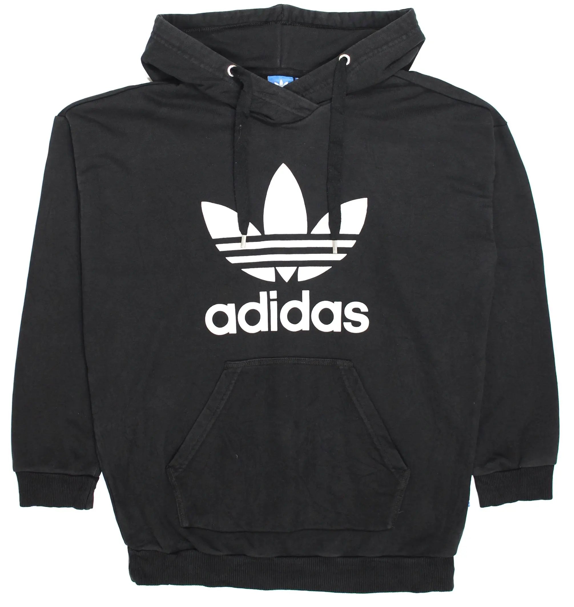 Adidas - Black Hoodie by Adidas- ThriftTale.com - Vintage and second handclothing