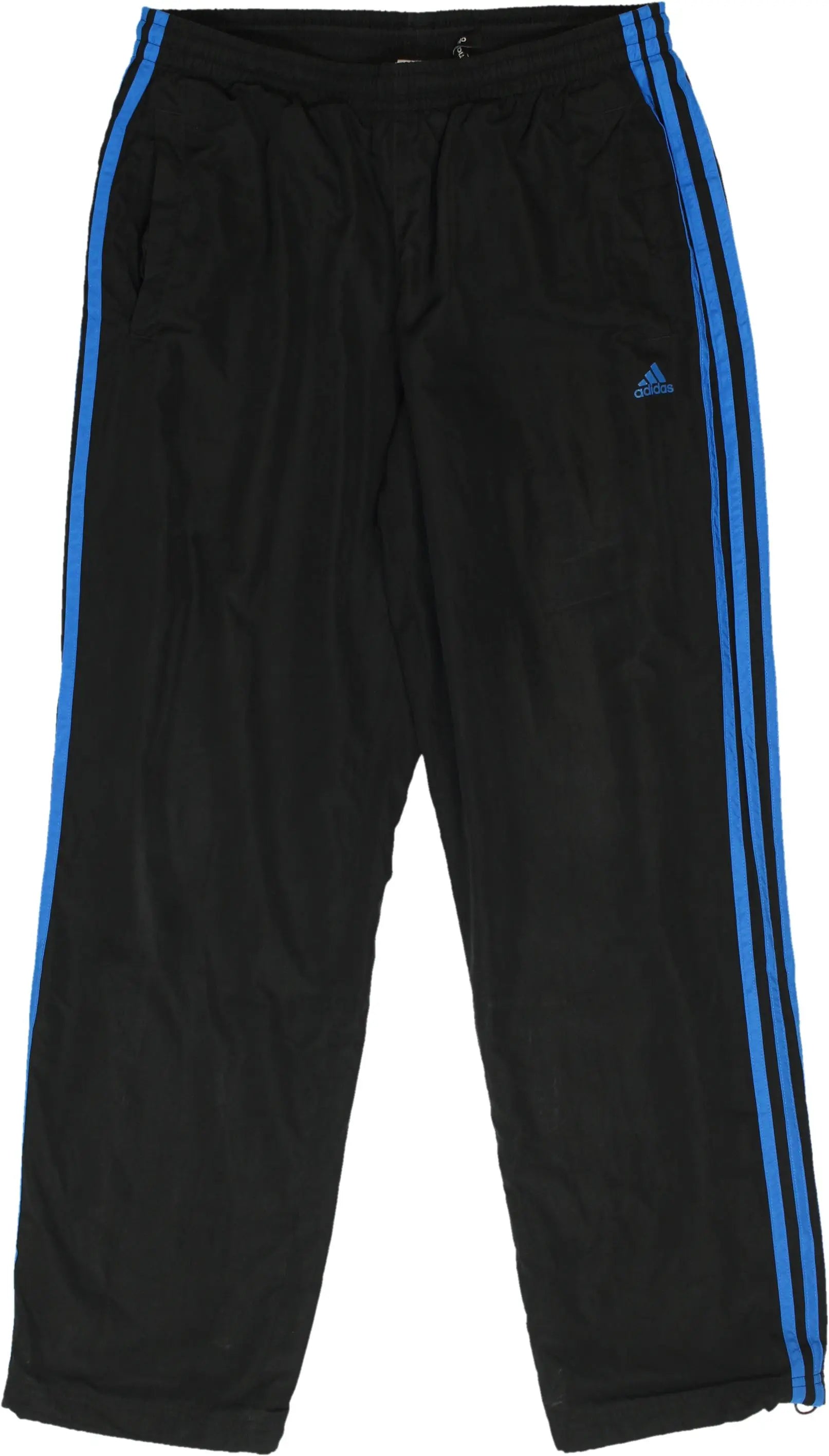 Adidas - Black Jogger by Adidas- ThriftTale.com - Vintage and second handclothing