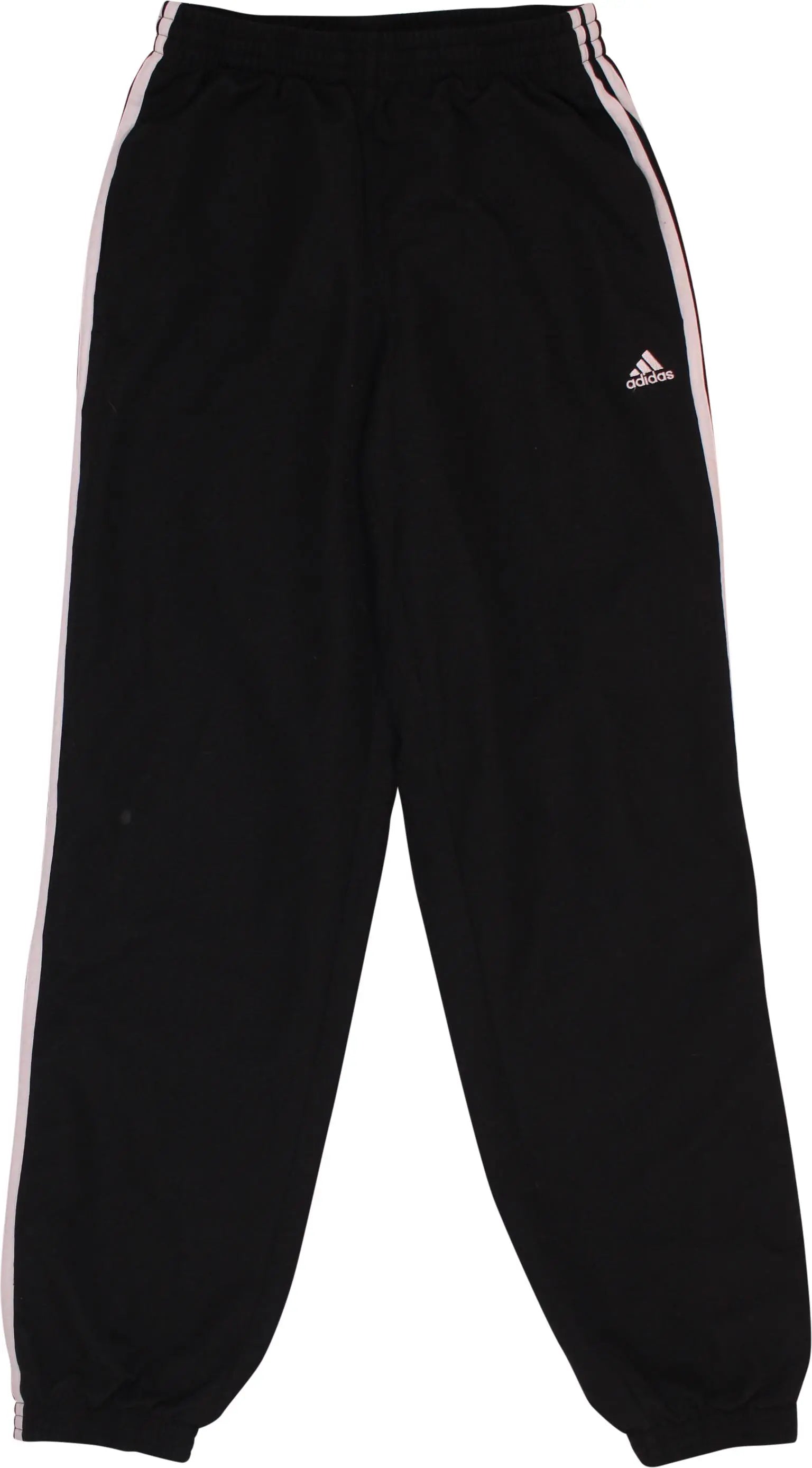 Adidas - Black Joggers by Adidas- ThriftTale.com - Vintage and second handclothing
