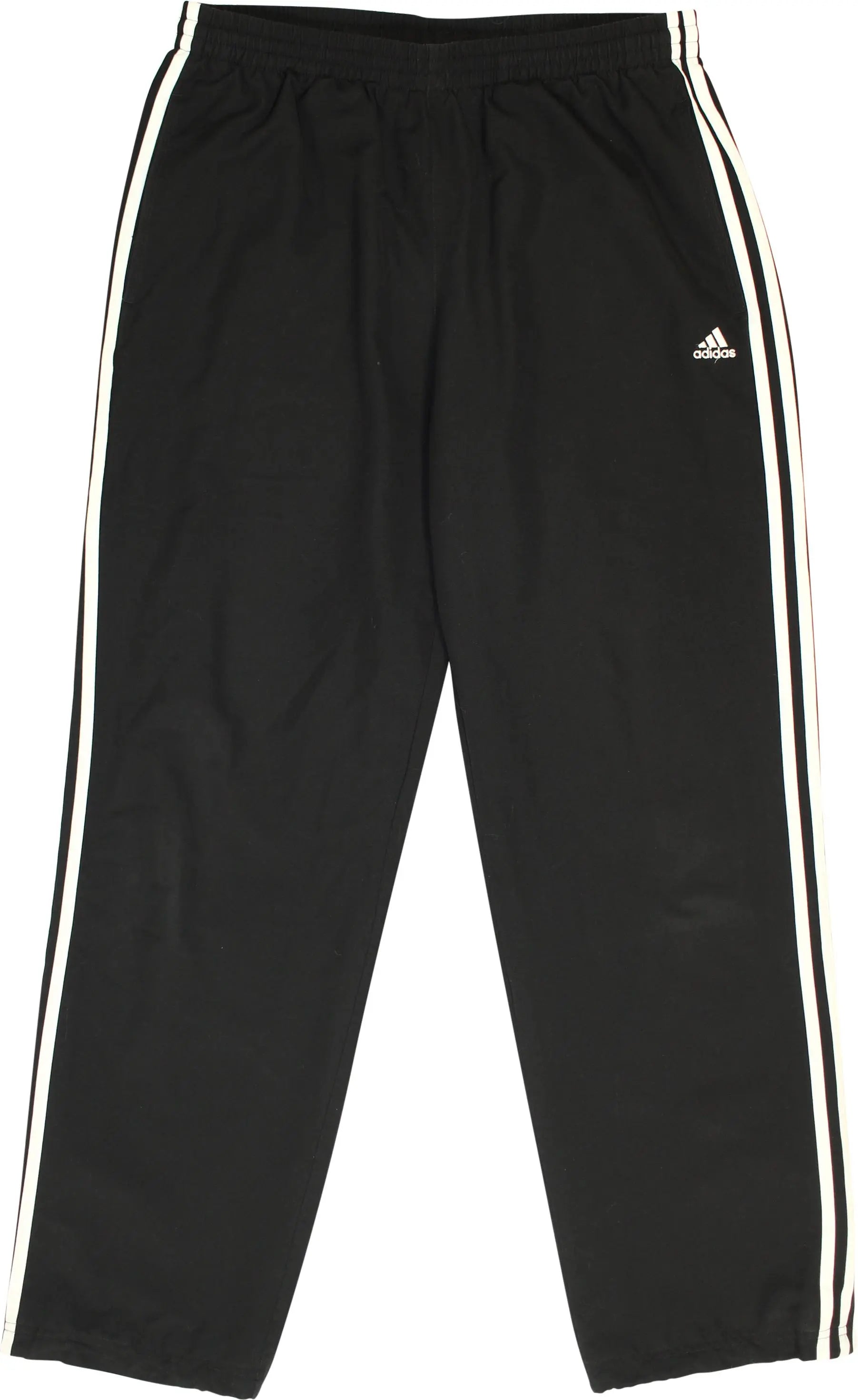 Adidas - Black Joggers by Adidas- ThriftTale.com - Vintage and second handclothing